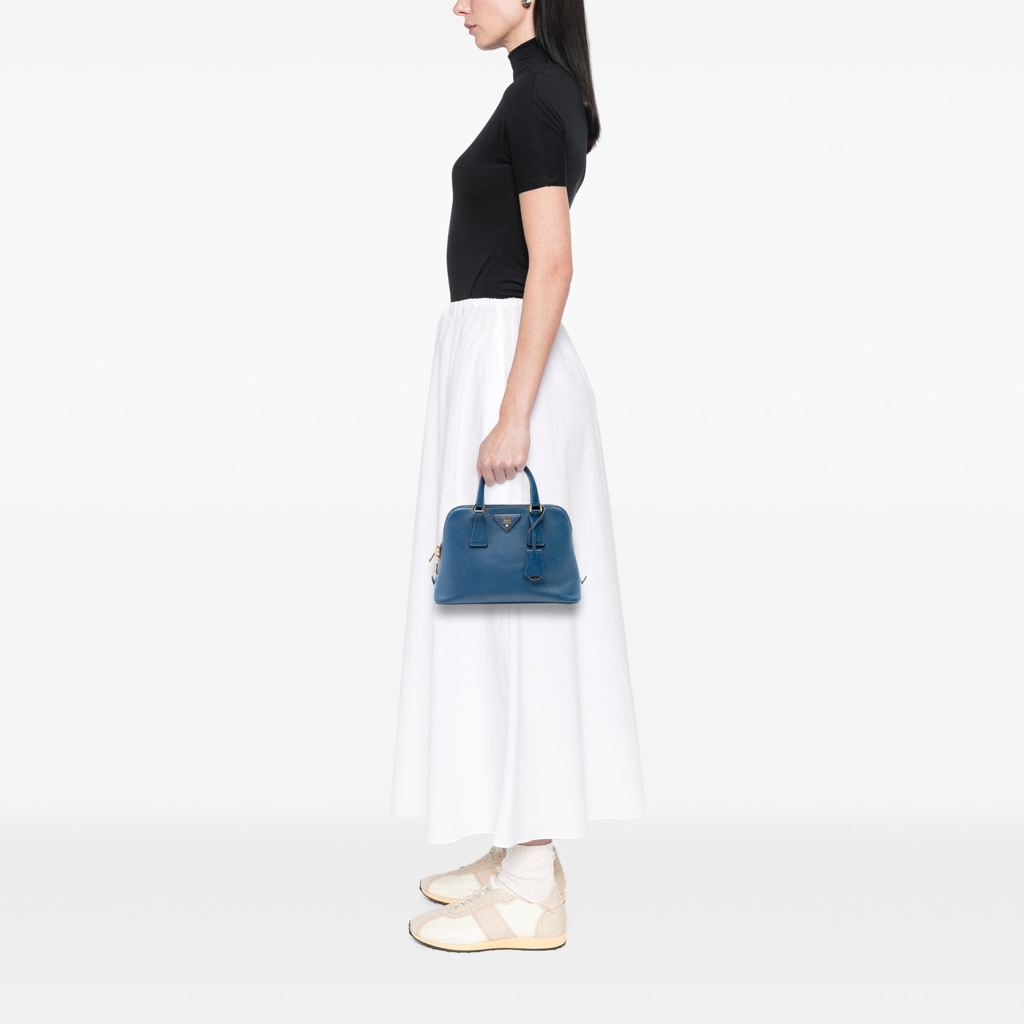 Prada Small Saffiano Lux Promenade Satchel