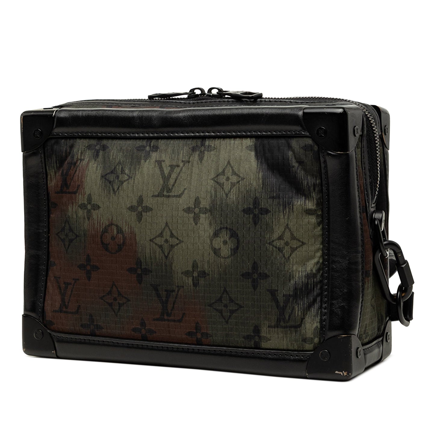 Louis Vuitton Monogram Camouflage Nylon Soft Trunk