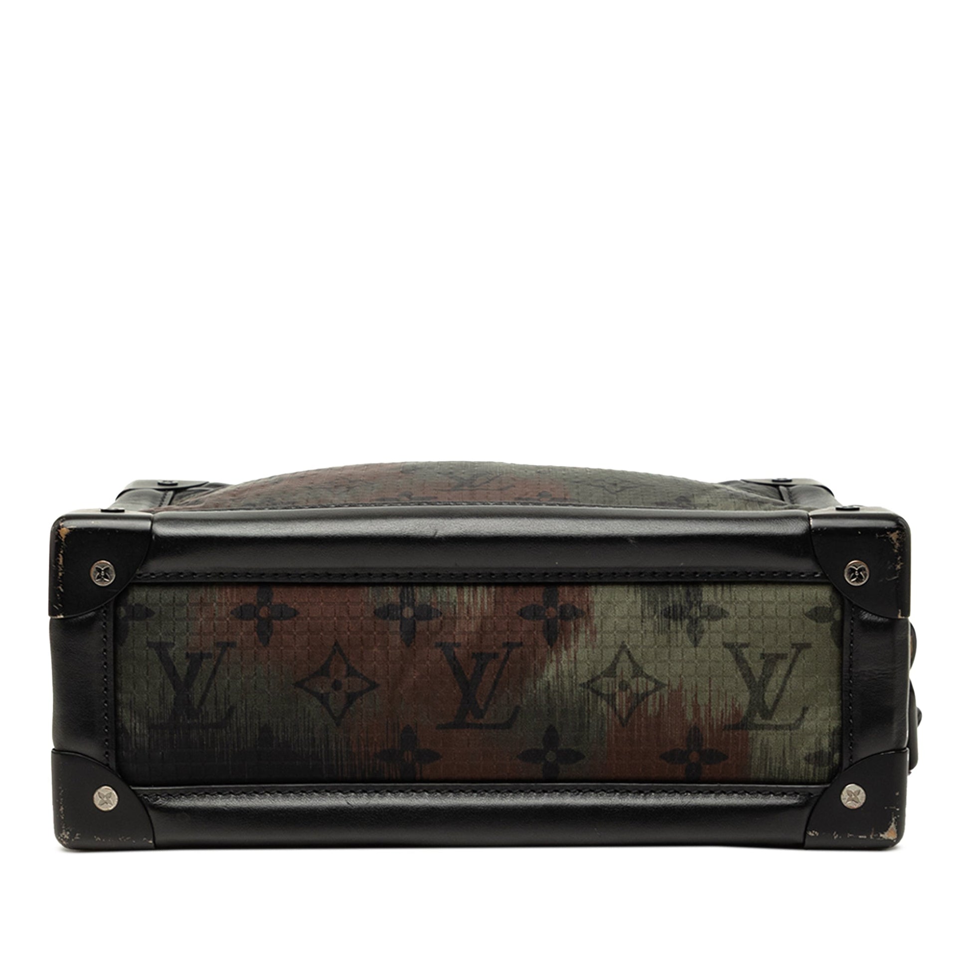 Louis Vuitton Monogram Camouflage Nylon Soft Trunk