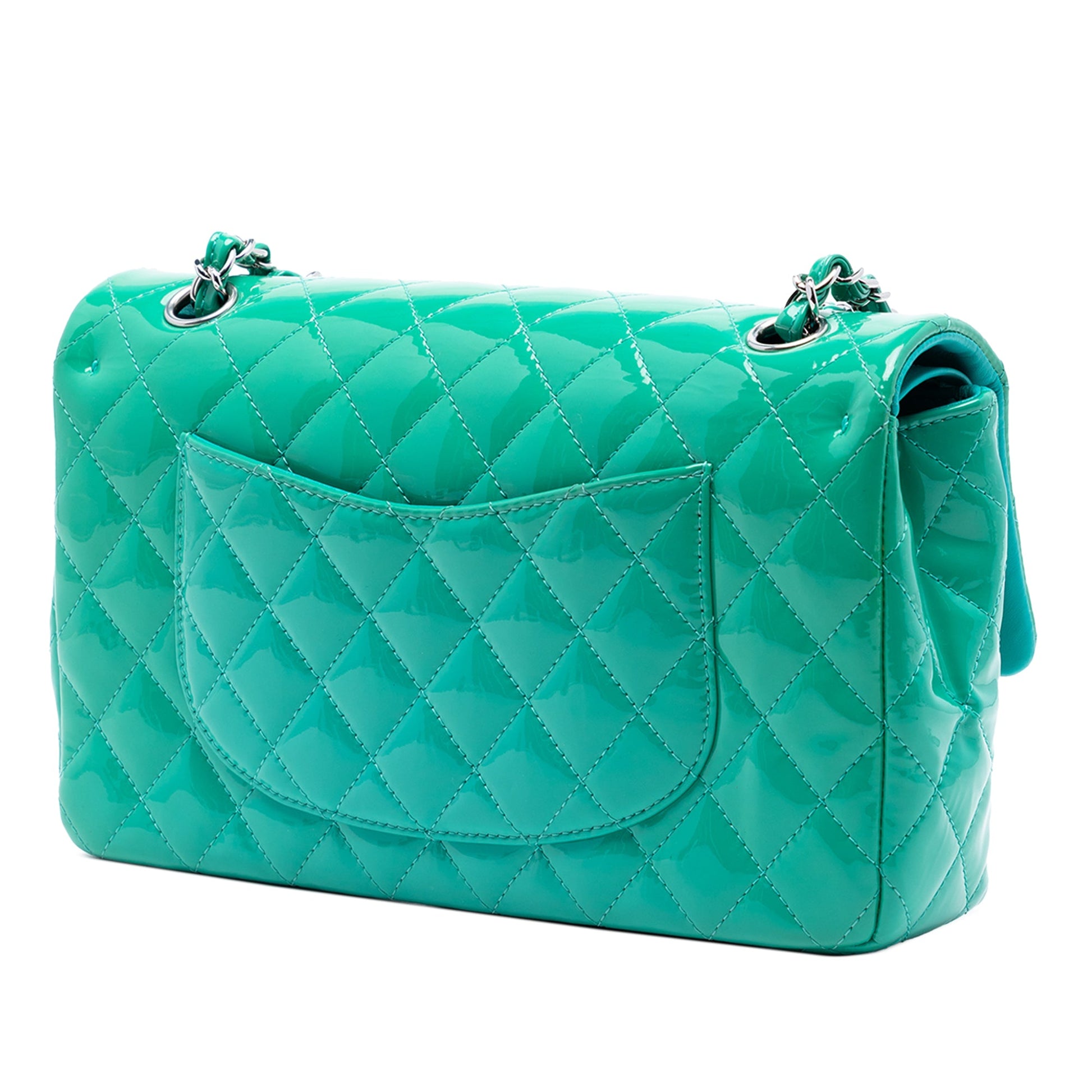 Chanel Medium Classic Patent Double Flap
