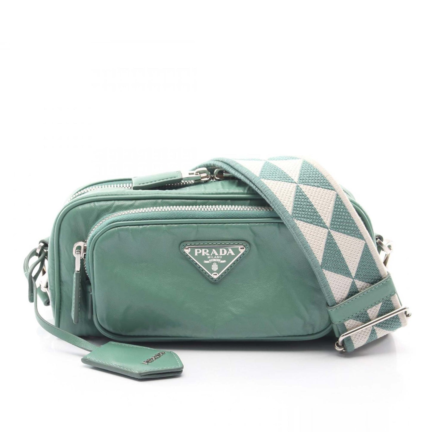 Prada Nappa Antique Multi Pocket Crossbody