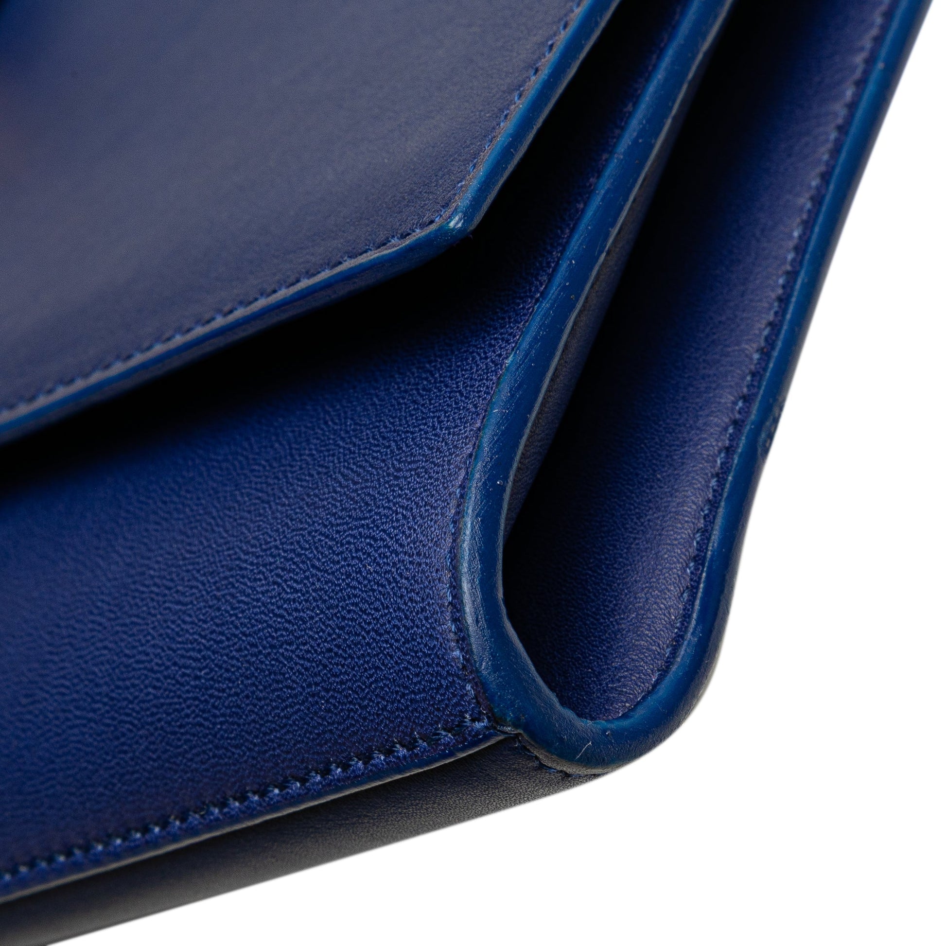 Saint Laurent Leather Chyc Ligne Clutch