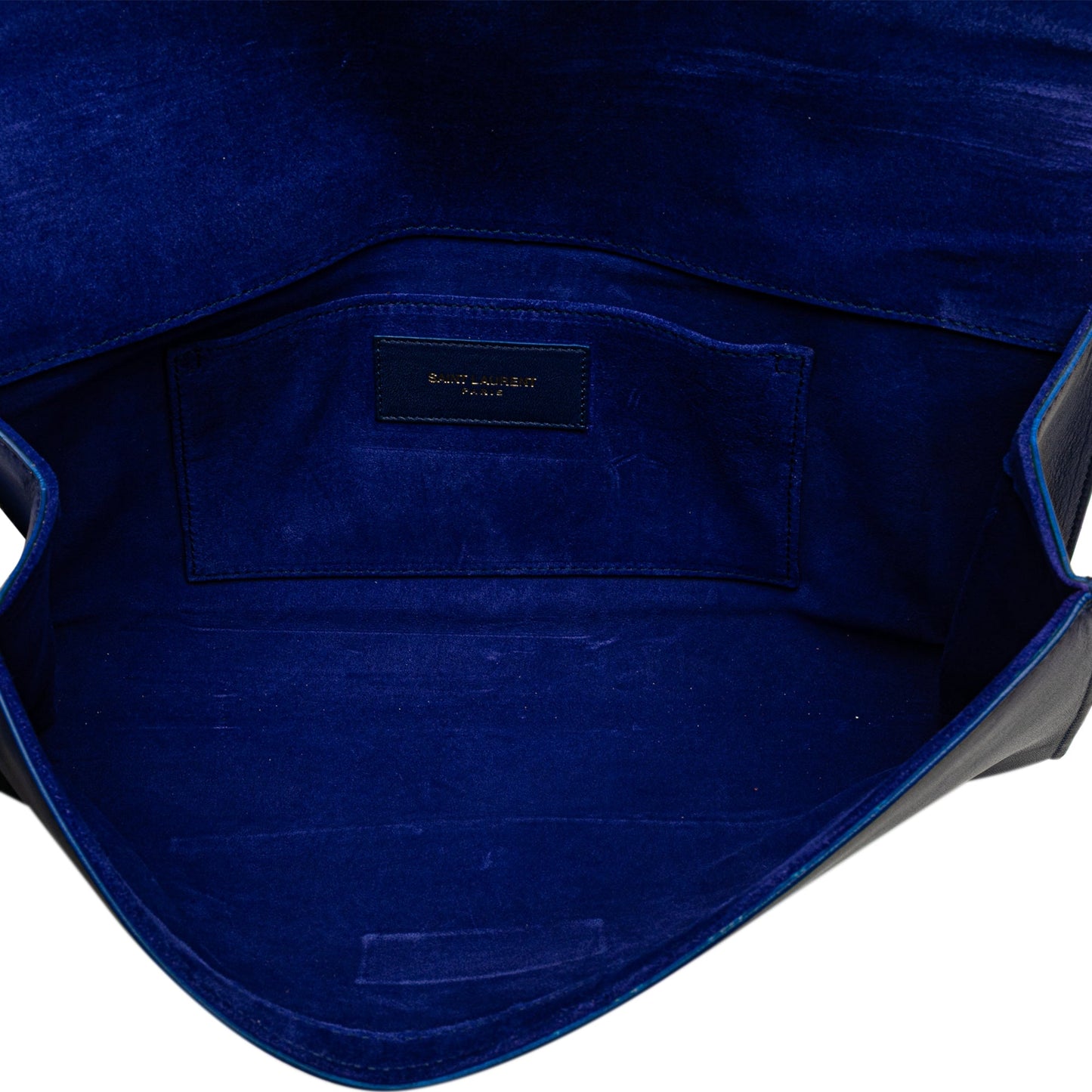 Saint Laurent Leather Chyc Ligne Clutch