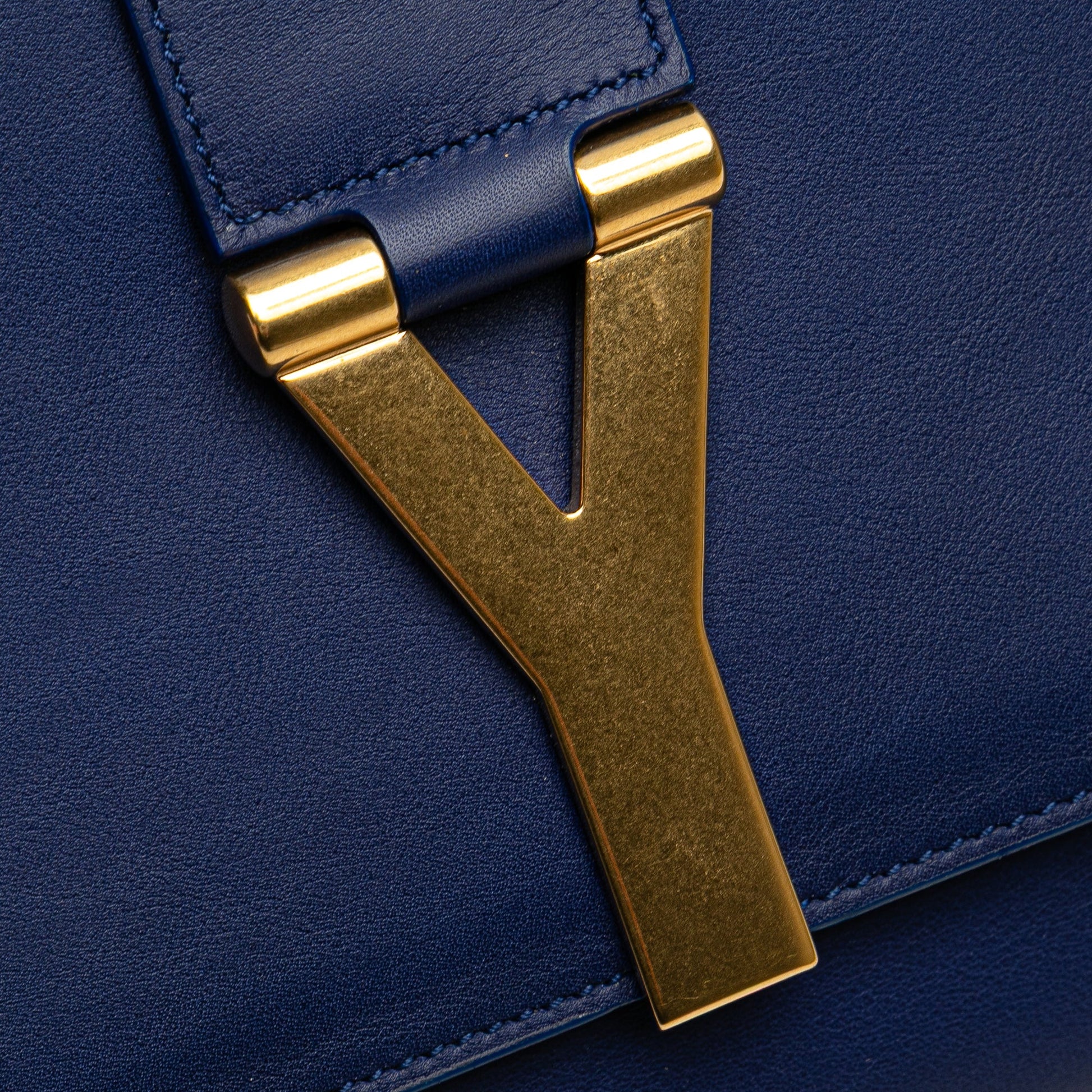 Saint Laurent Leather Chyc Ligne Clutch