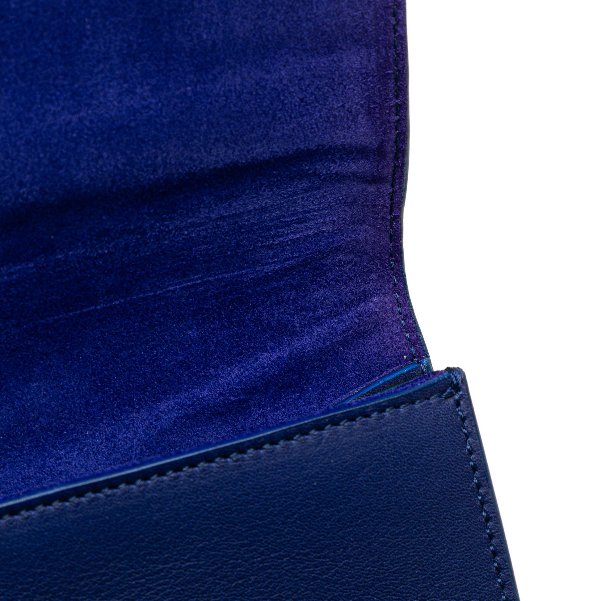 Saint Laurent Leather Chyc Ligne Clutch