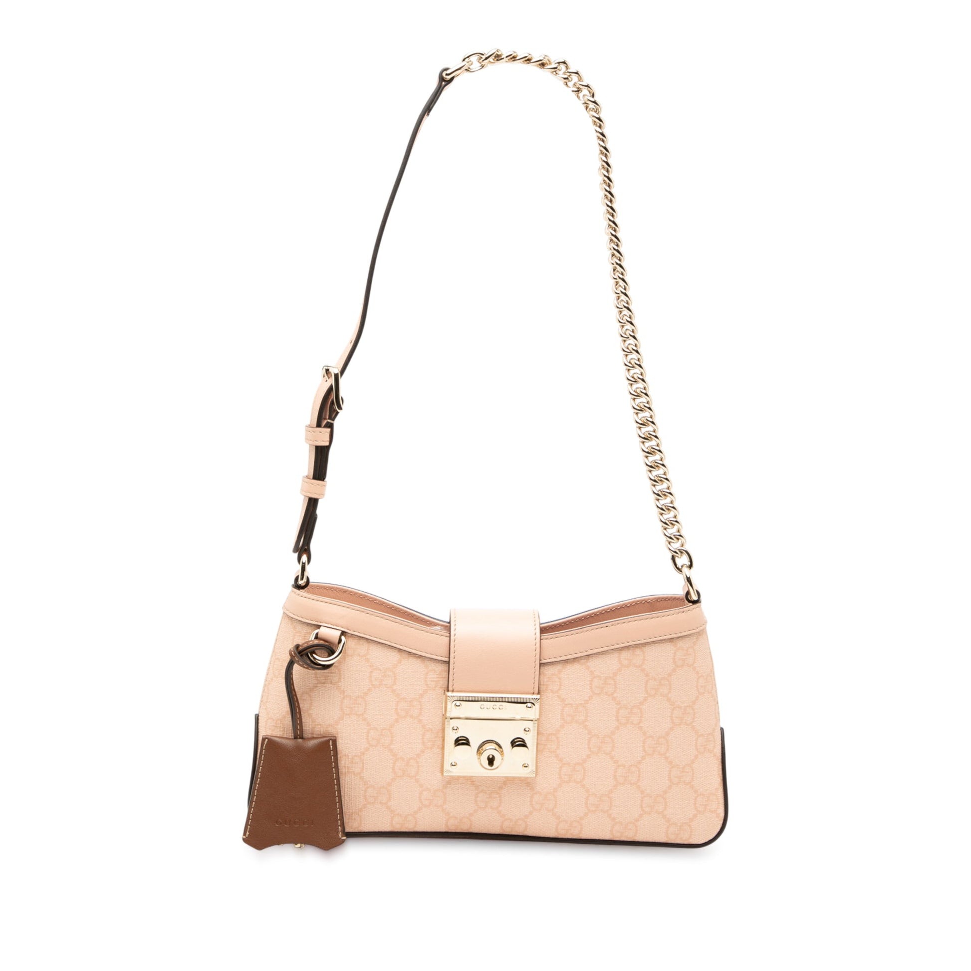 Gucci Small GG Supreme Padlock Shoulder Bag