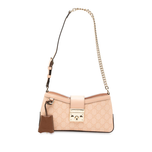 Gucci Small GG Supreme Padlock Shoulder Bag