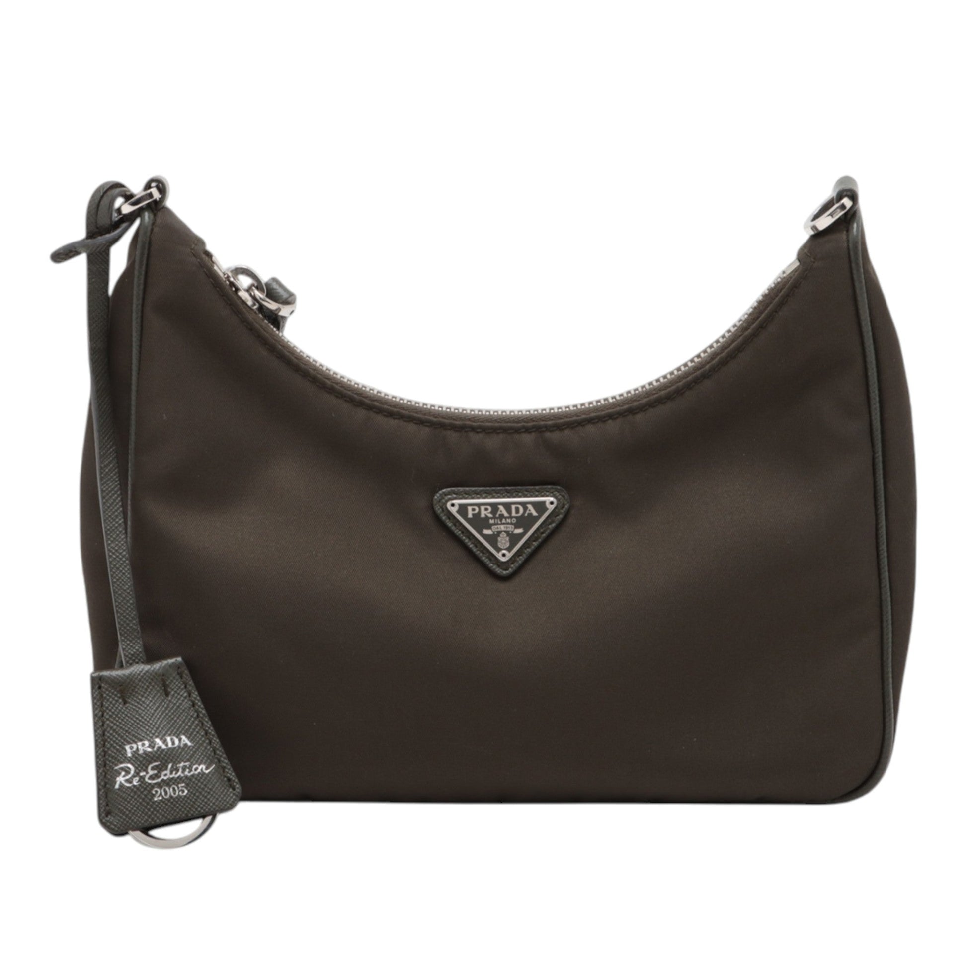 Prada Saffiano Trimmed Re Nylon Re Edition 2005 Satchel