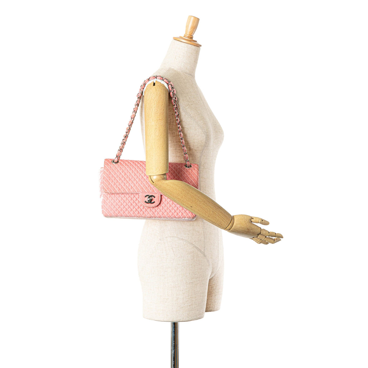 Chanel Medium Micro Quilted Velvet CC Flap