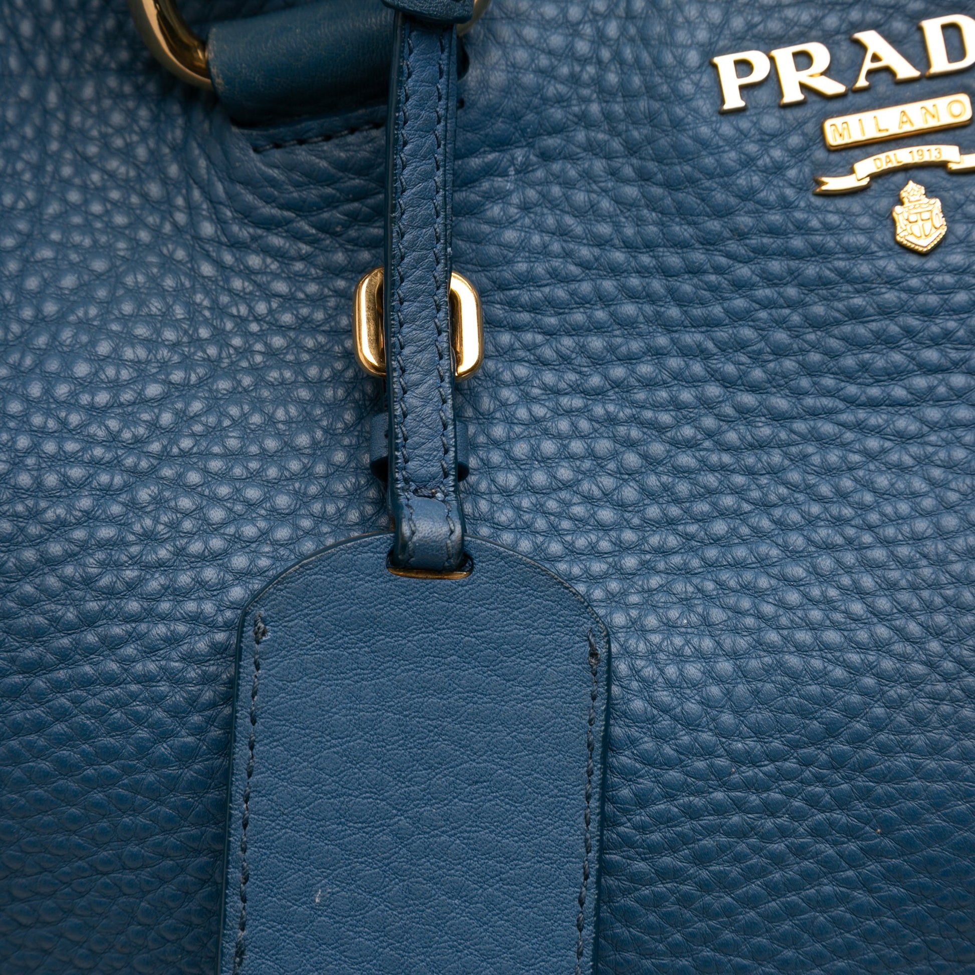 Prada Vitello Daino Open Convertible Tote