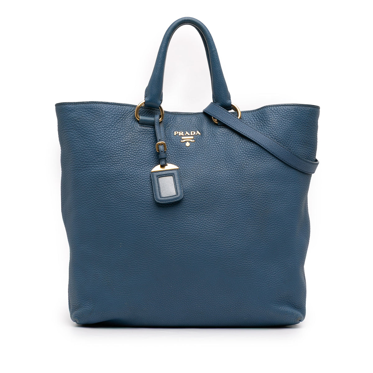 Prada Vitello Daino Open Convertible Tote