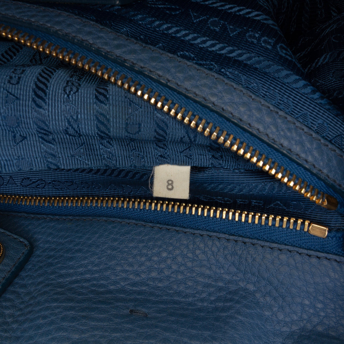 Prada Vitello Daino Open Convertible Tote
