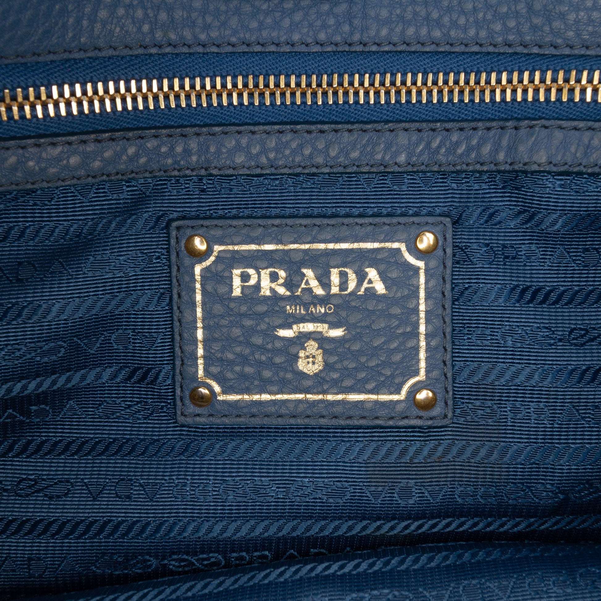 Prada Vitello Daino Open Convertible Tote