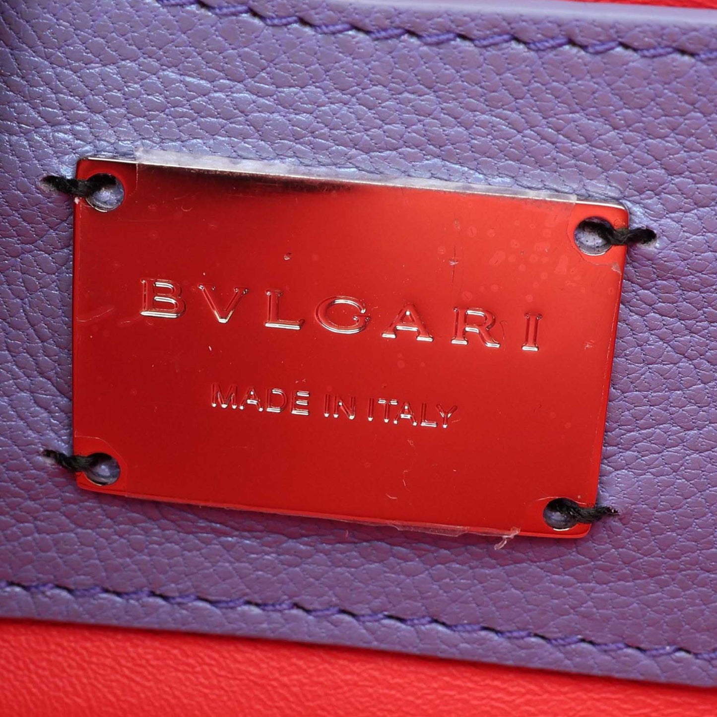 Bvlgari Leather Serpenti Cabochon Chain Crossbody