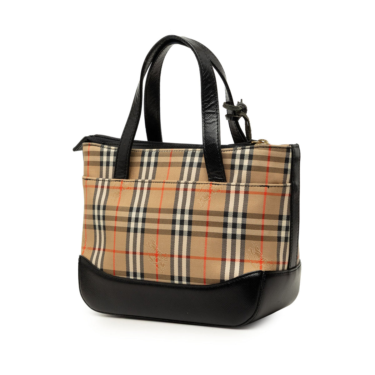 Burberry Haymarket Check Canvas Handbag