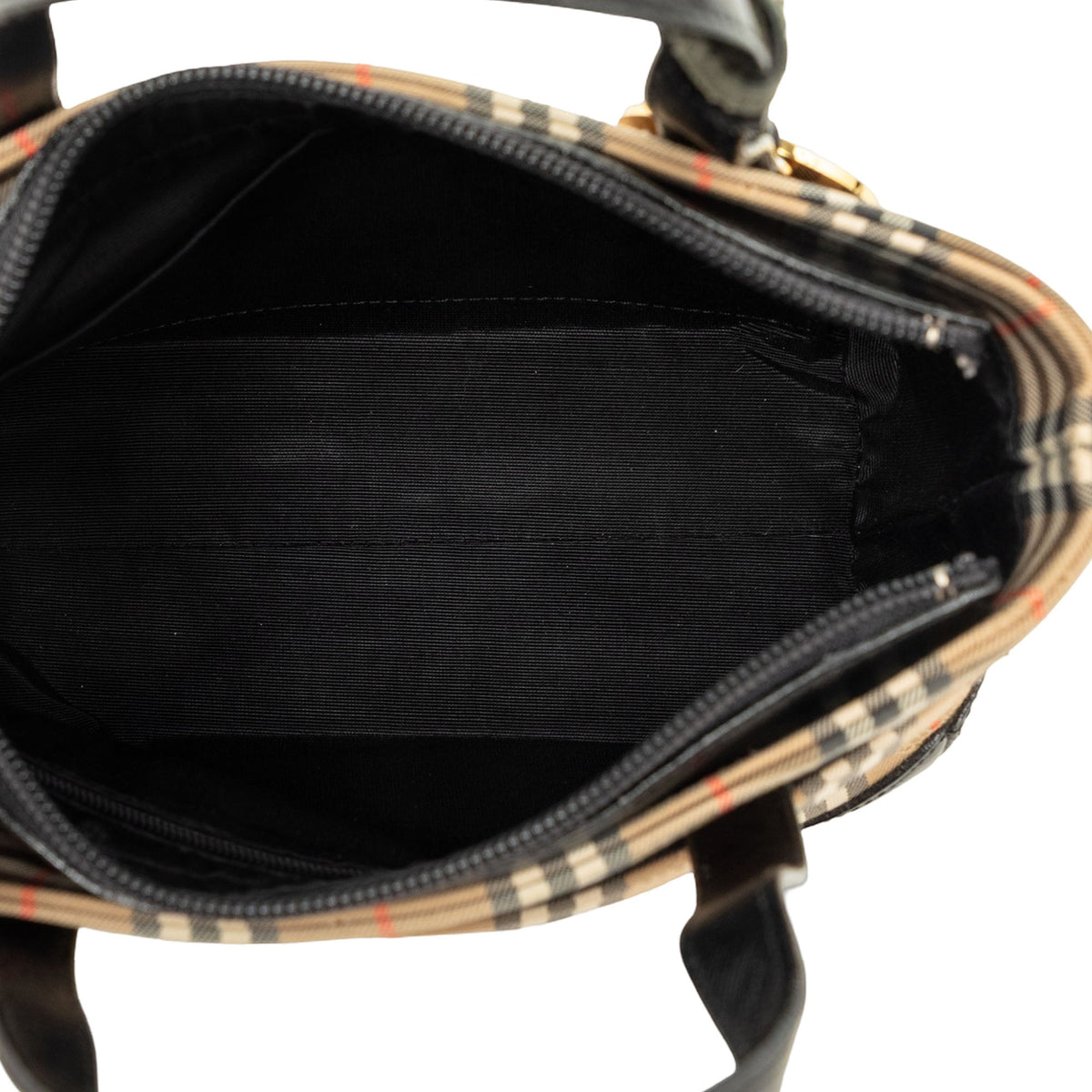 Burberry Haymarket Check Canvas Handbag