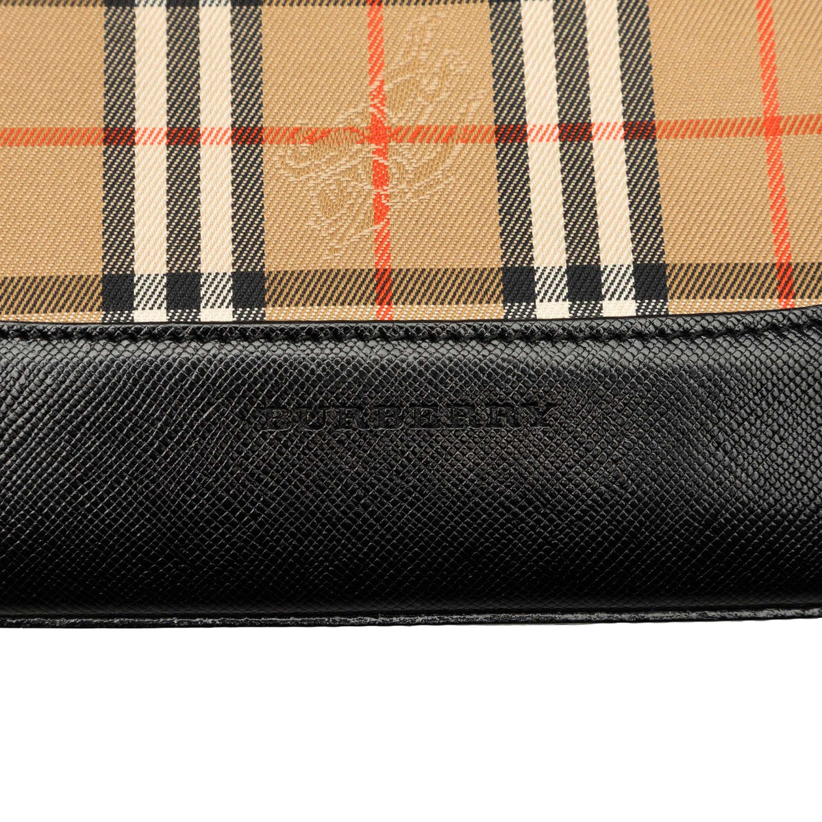 Burberry Haymarket Check Canvas Handbag