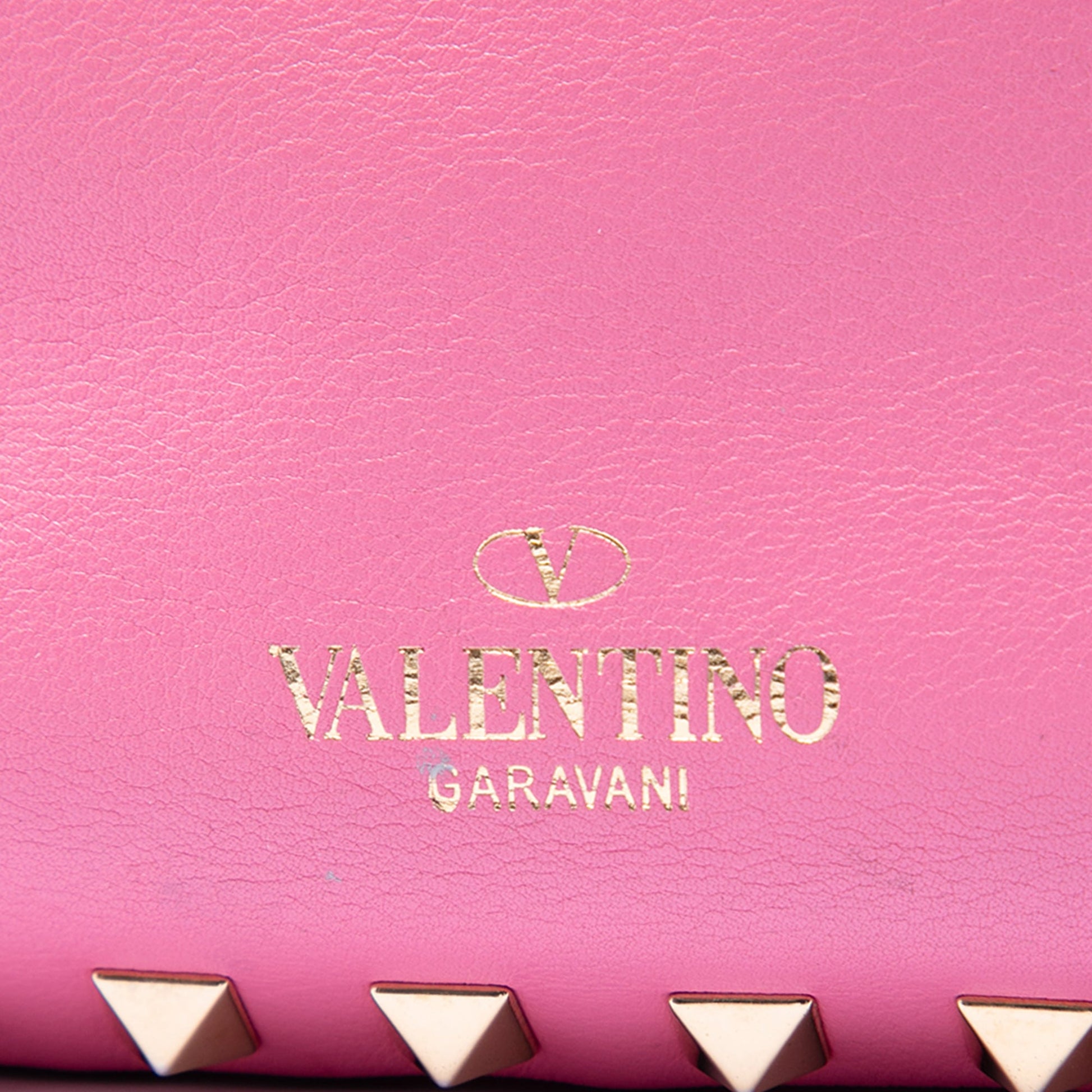 Valentino Mini Leather Rockstud Trapeze Satchel