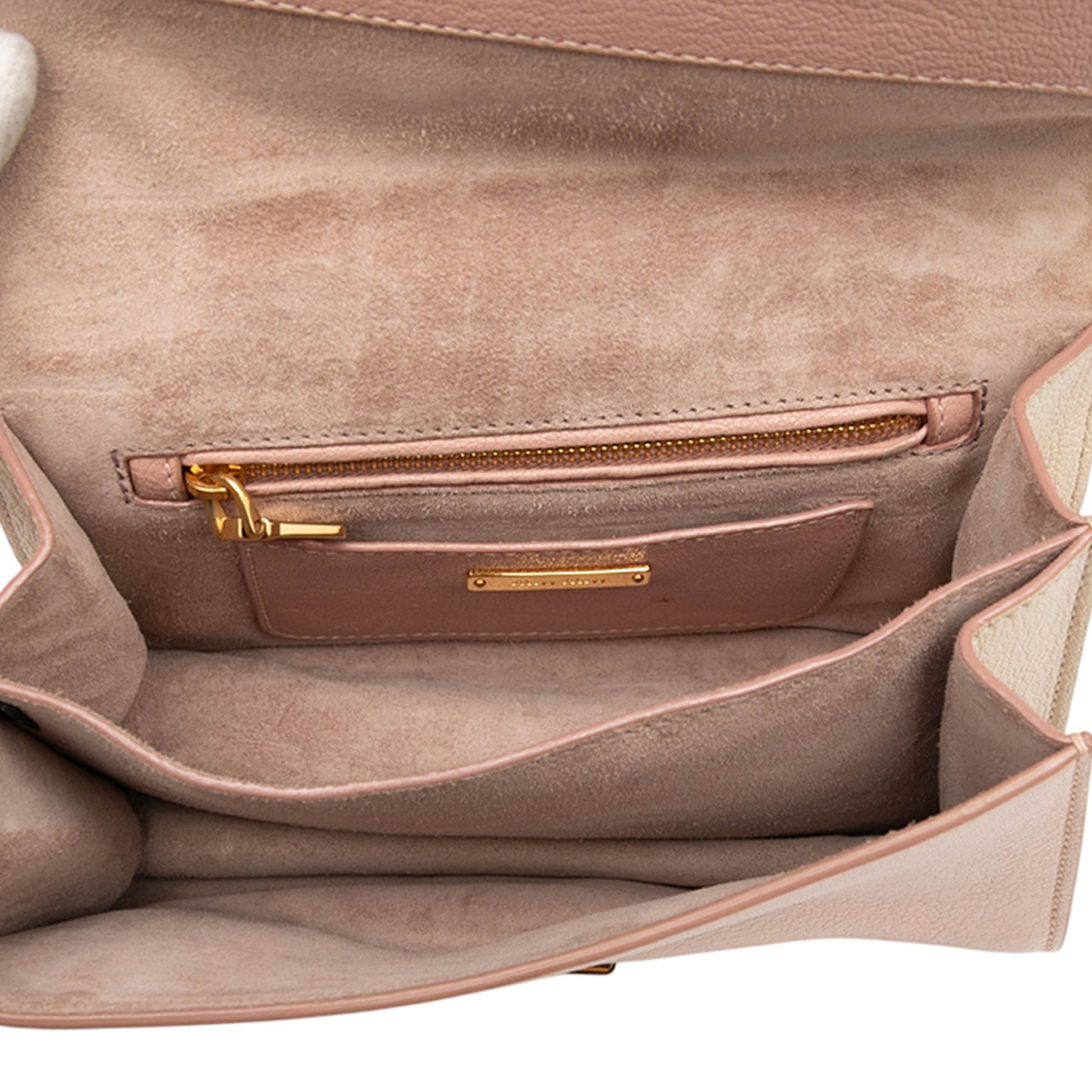Miu Miu Bicolor Goatskin Madras Crossbody