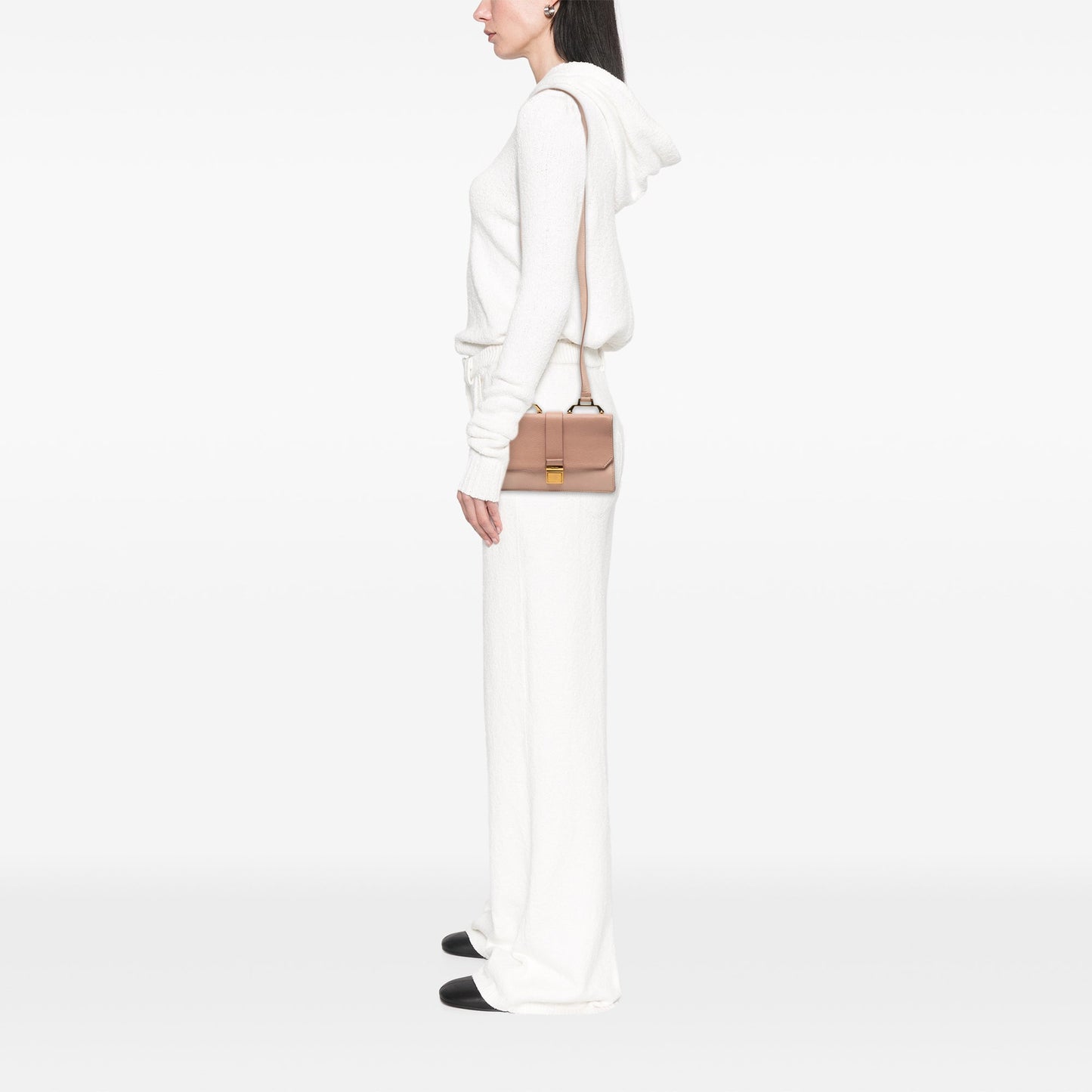 Miu Miu Bicolor Goatskin Madras Crossbody