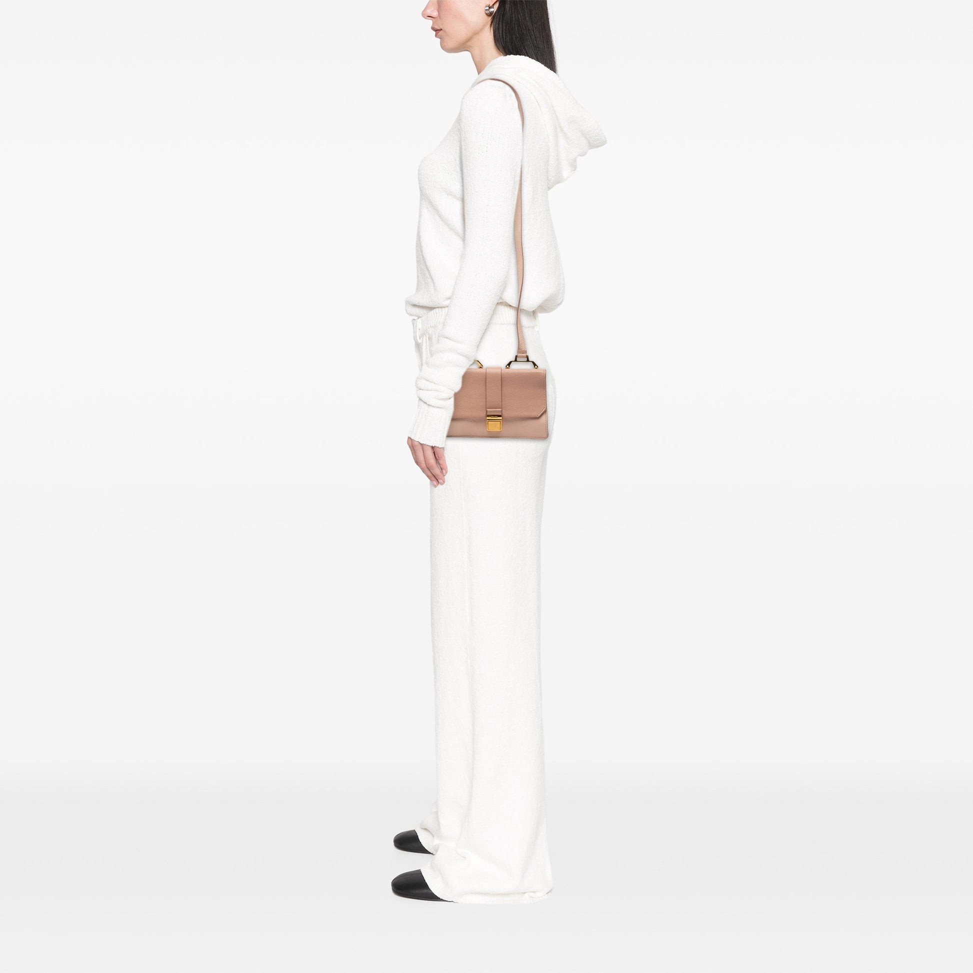 Miu Miu Bicolor Goatskin Madras Crossbody