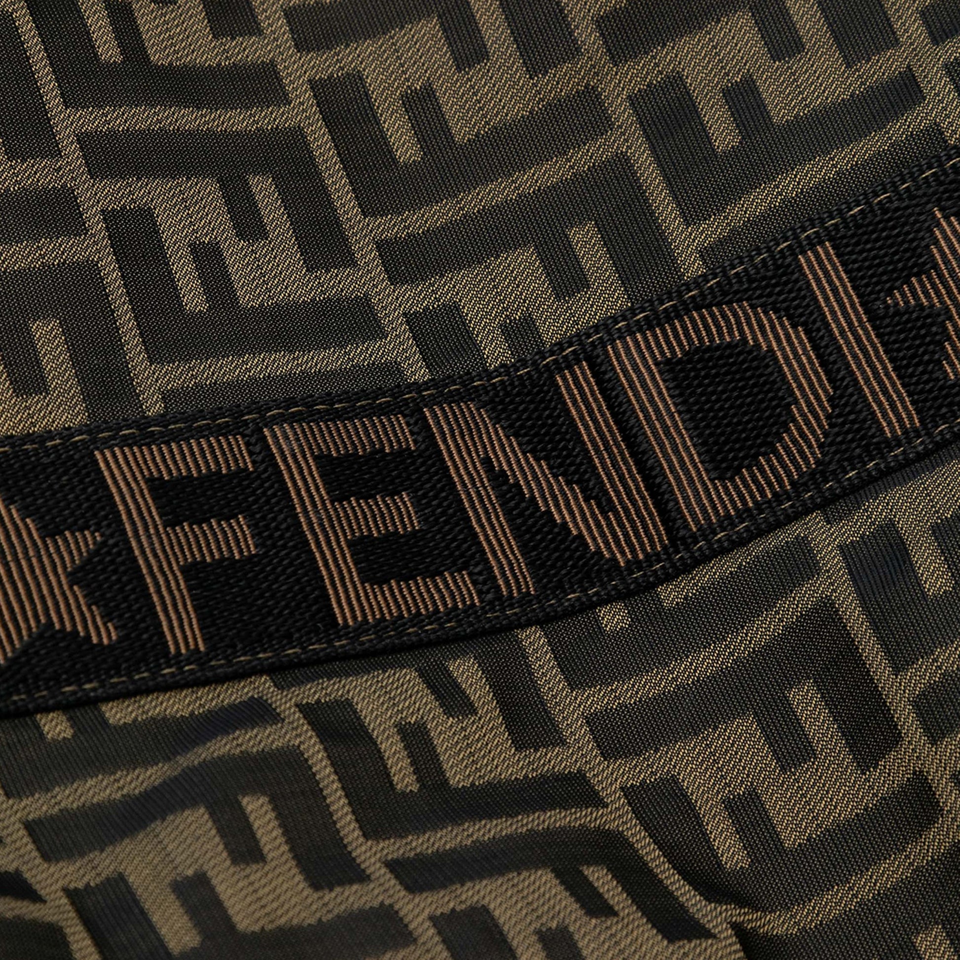 Fendi Zucca Canvas Roma 1925 Shopping Tote