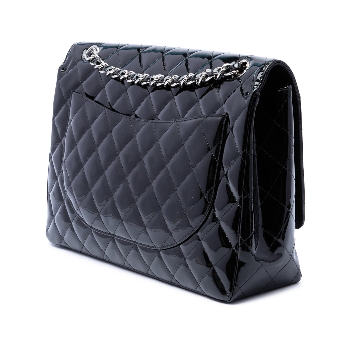Chanel Maxi Classic Patent Single Flap