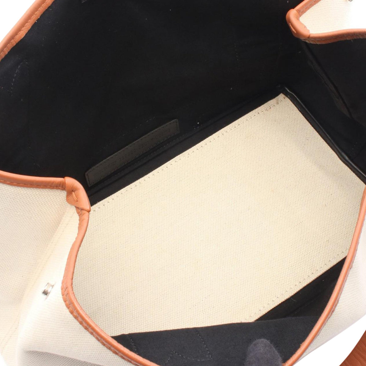 Balenciaga Navy Cabas S Canvas Tote Bag — Beige