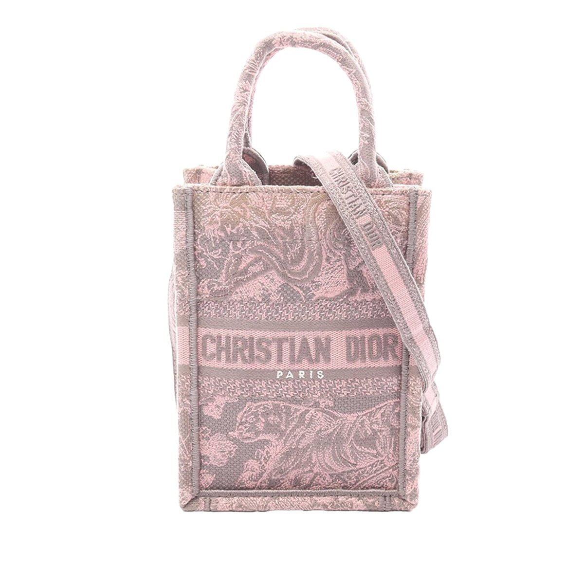 Dior Mini Toile de Jouy Vertical Book Tote