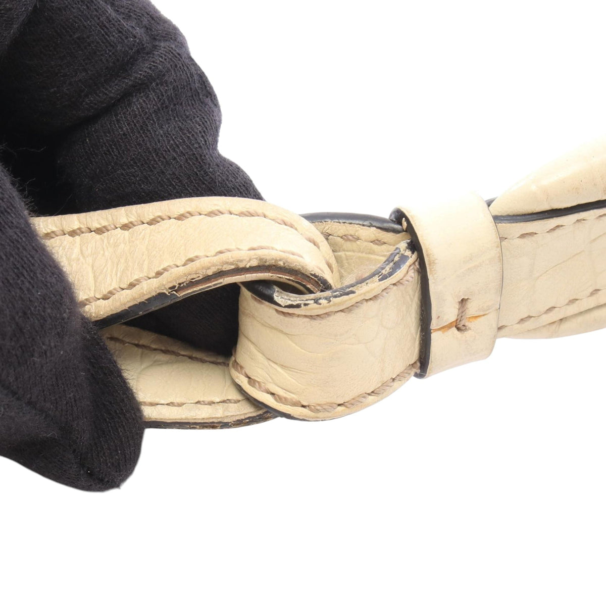 Celine Macadam Canvas Shoulder Bag — Beige