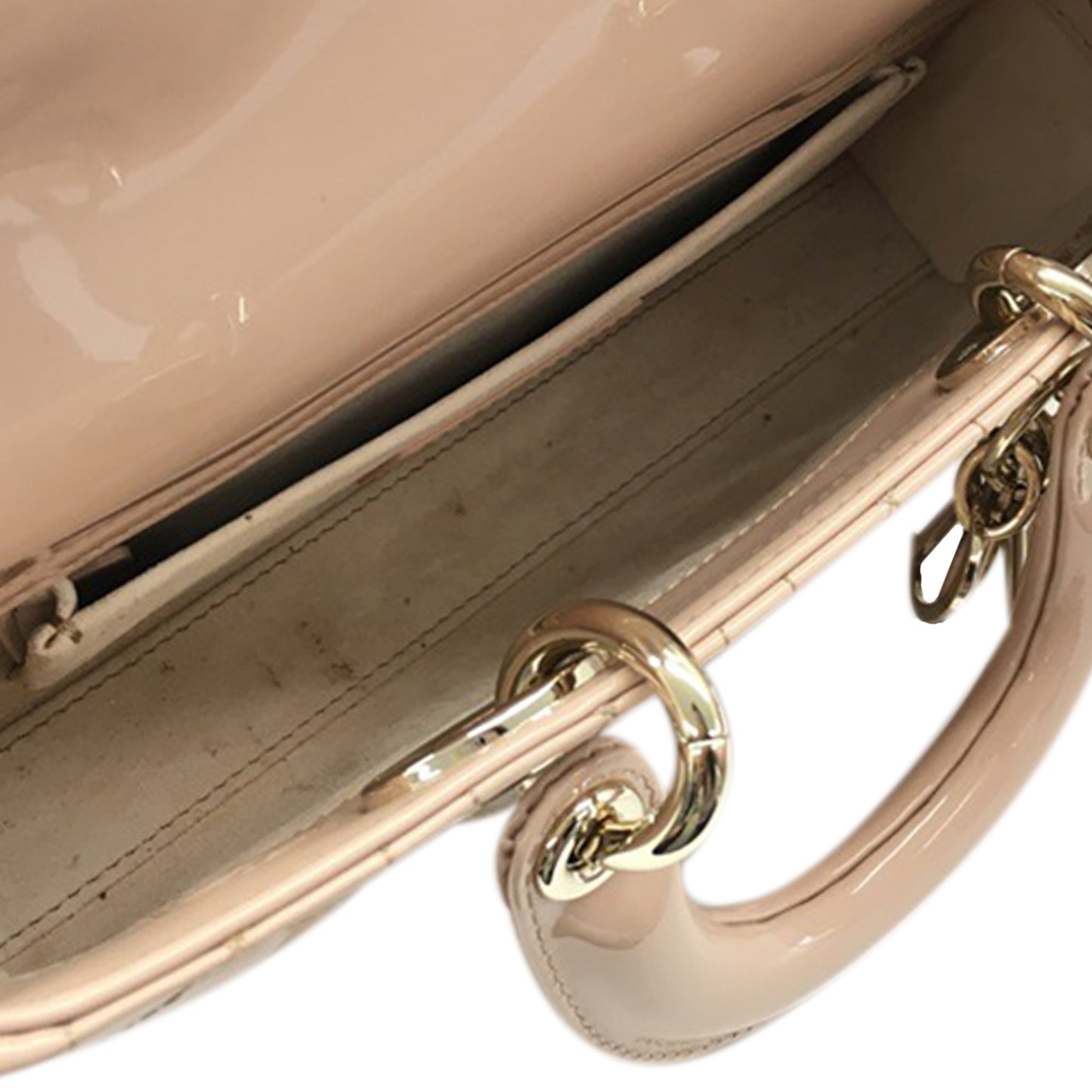 Dior Small Patent Cannage Lady D-Joy