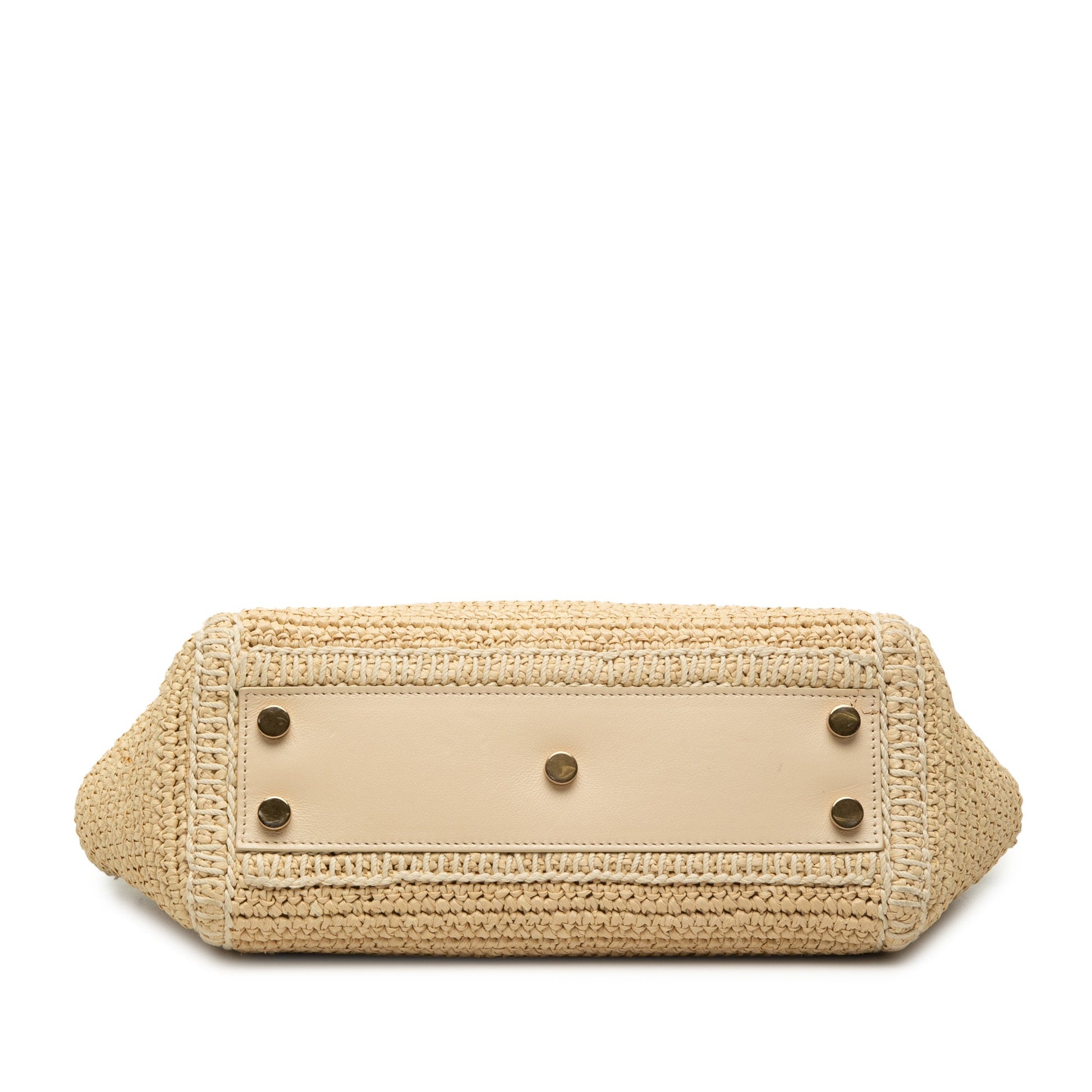 Saint Laurent Baby Raffia Monogram Downtown Cabas