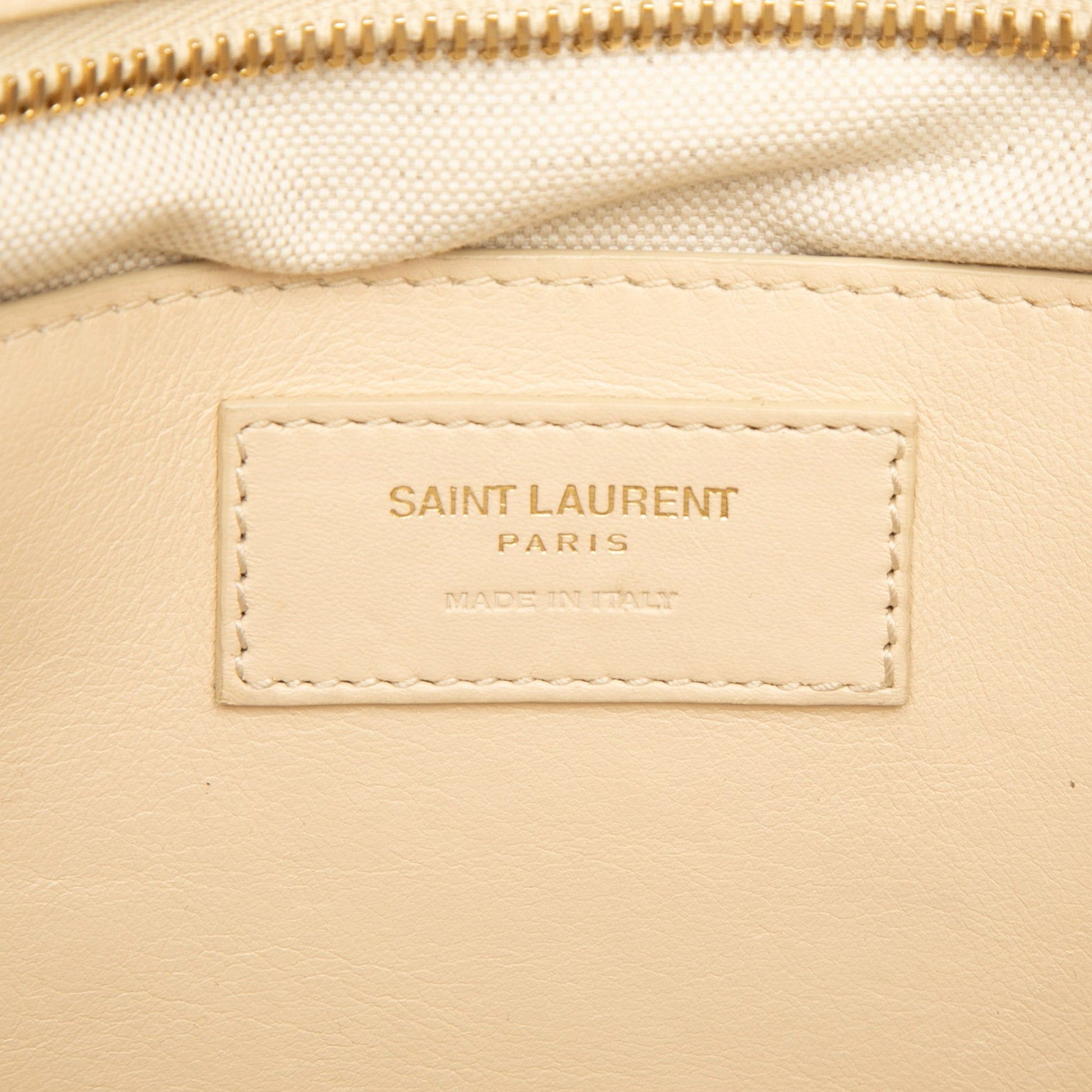 Saint Laurent Baby Raffia Monogram Downtown Cabas
