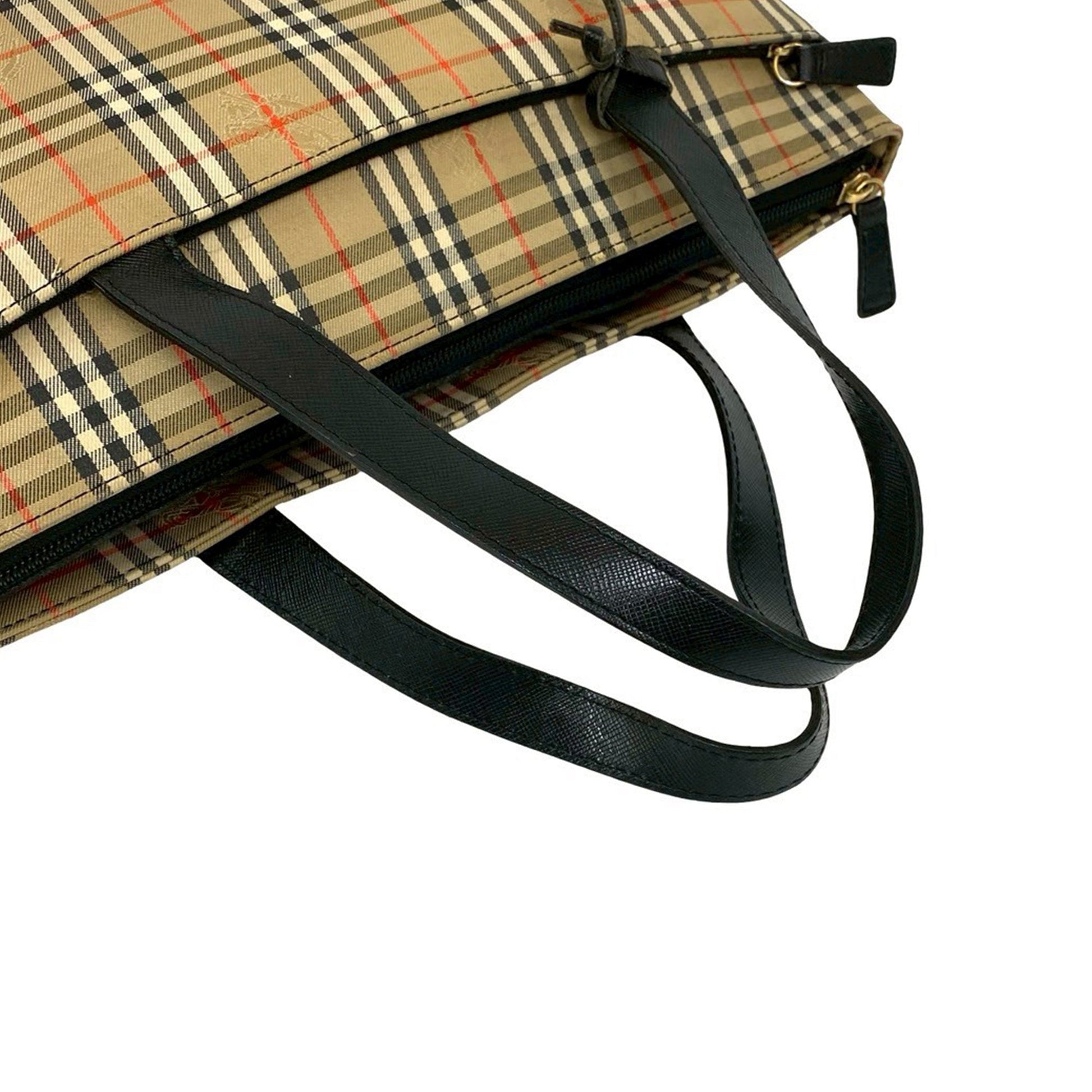 Burberry Haymarket Check Canvas Tote
