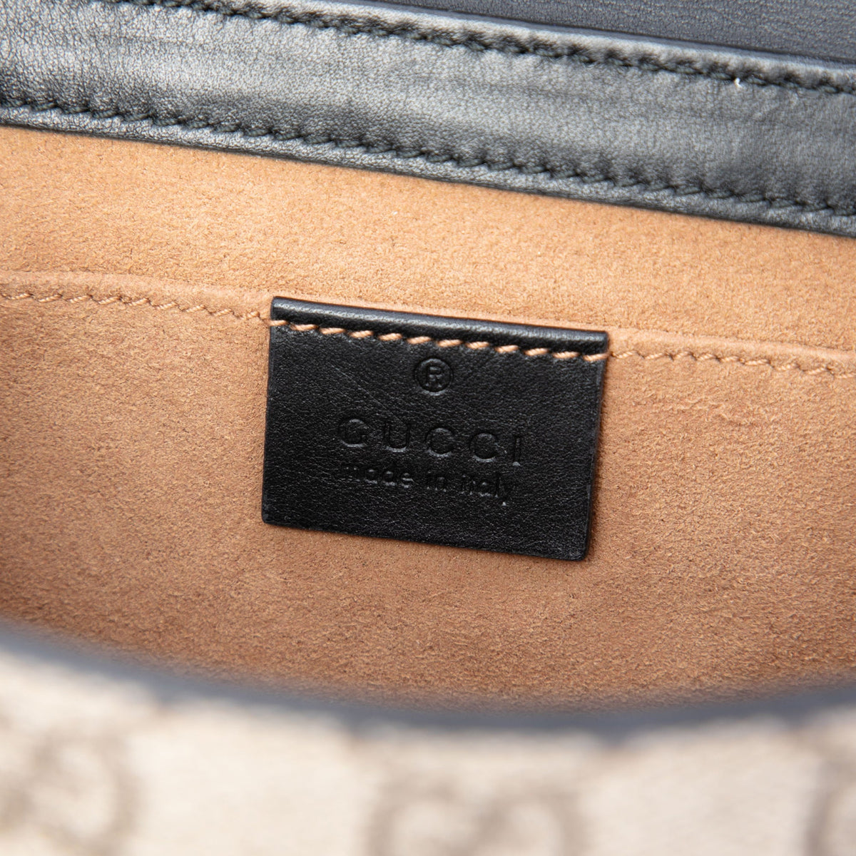 Gucci Small GG Supreme Padlock Crossbody