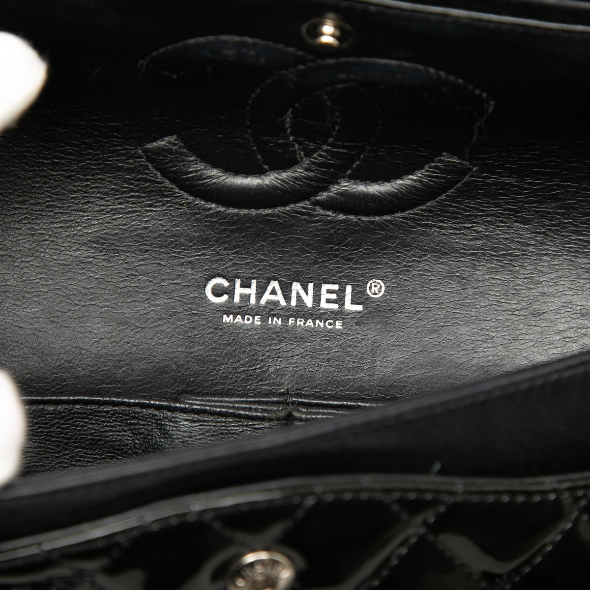 Chanel Medium Classic Patent Double Flap