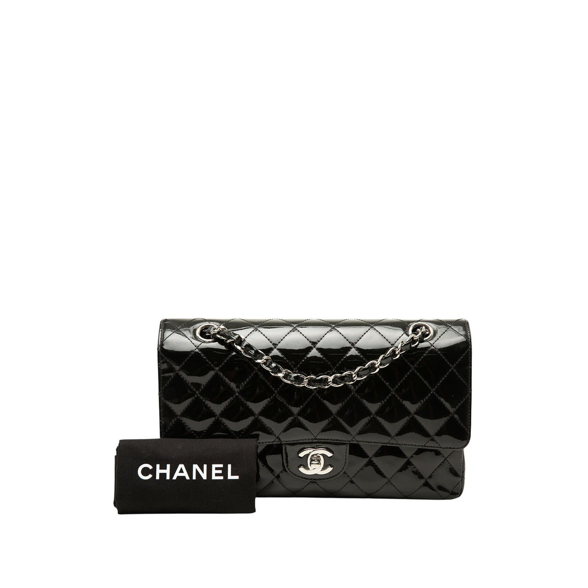 Chanel Medium Classic Patent Double Flap