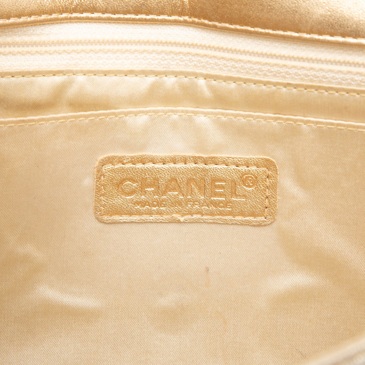 Chanel New Travel Line Medium Metallic Nylon Single Flap