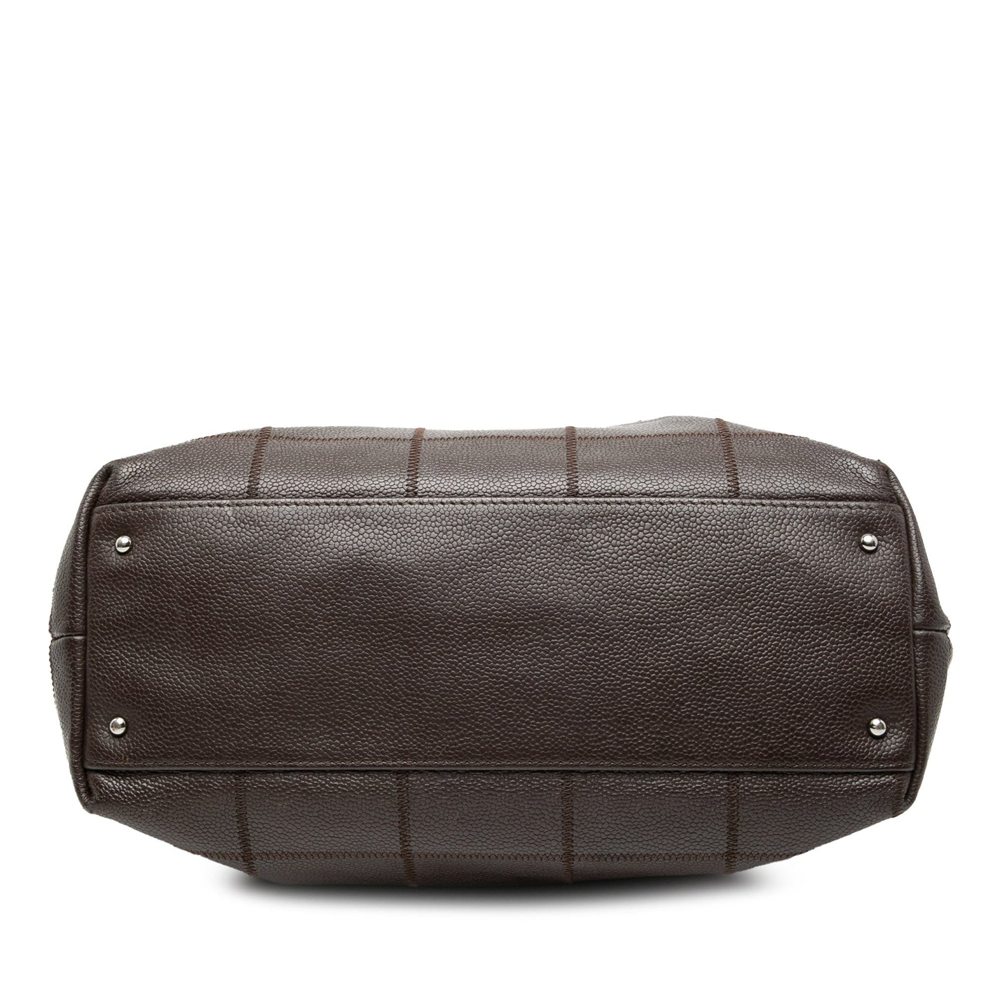 Chanel Chocolate Bar Stitched Caviar Tote