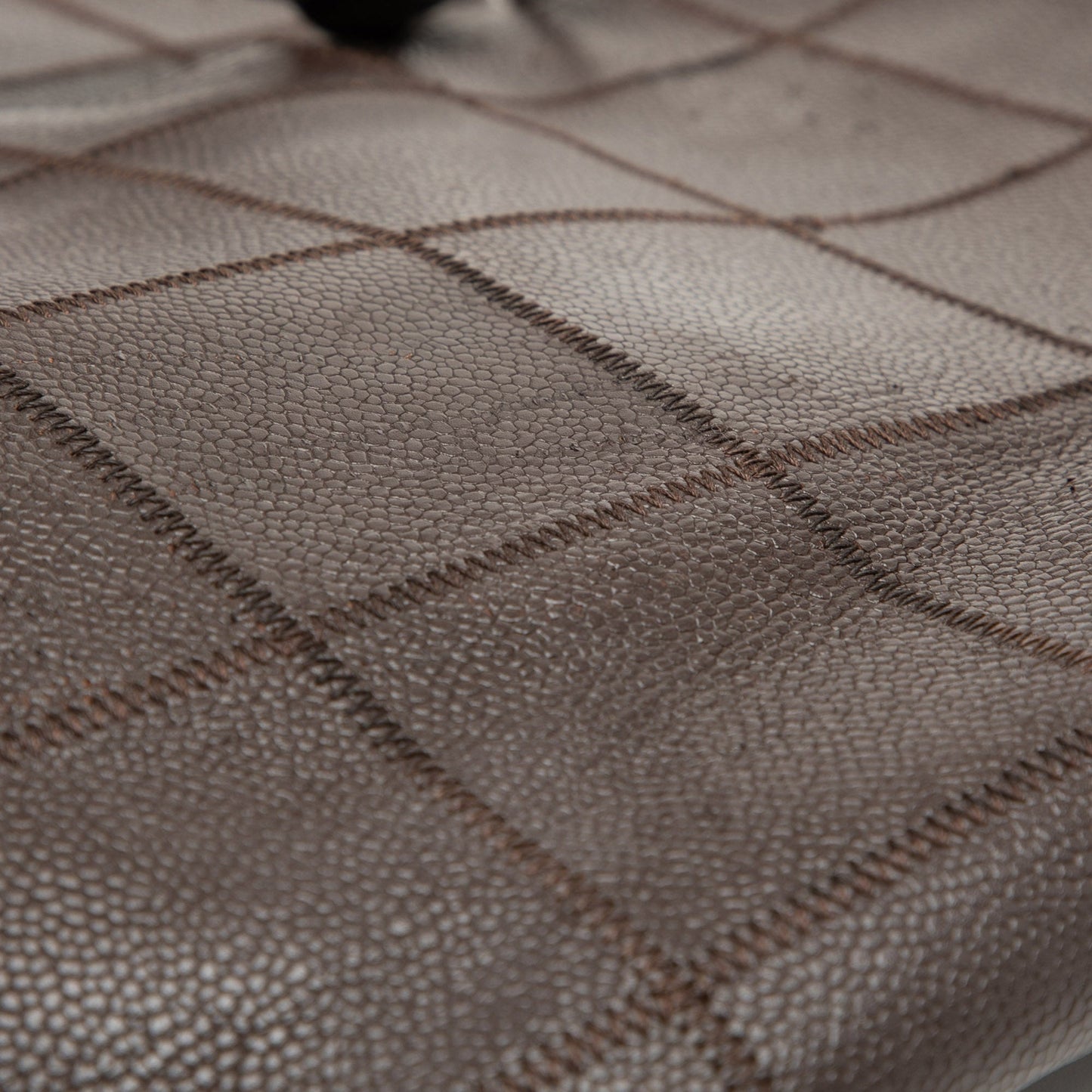 Chanel Chocolate Bar Stitched Caviar Tote
