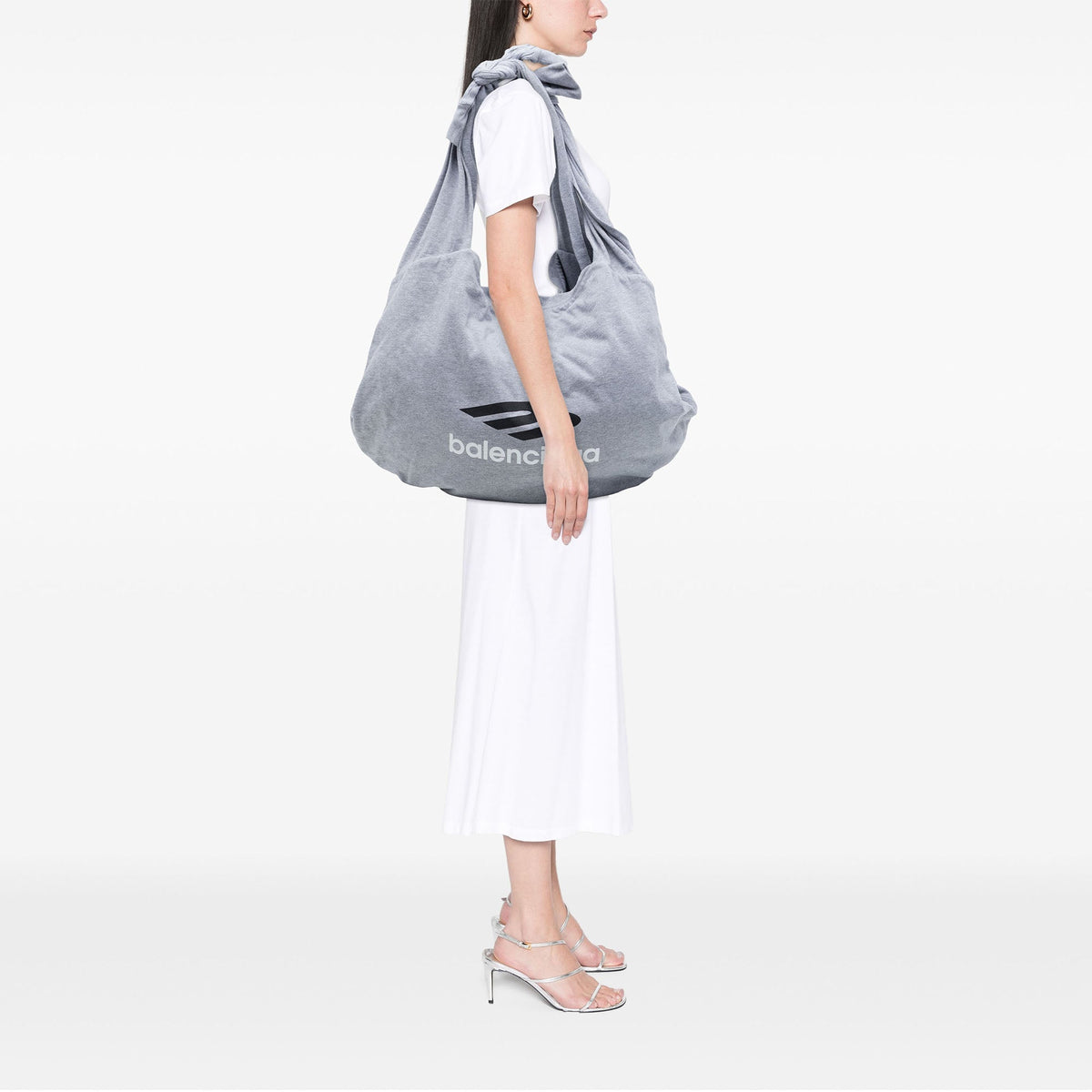 Balenciaga Jersey 3B Logo Hobo