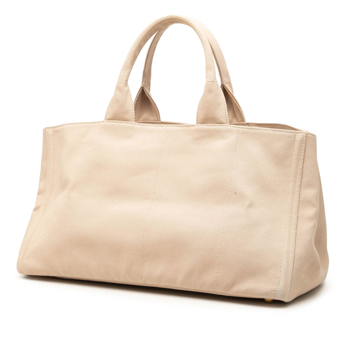 Prada Large Canvas Canapa Bijoux Satchel
