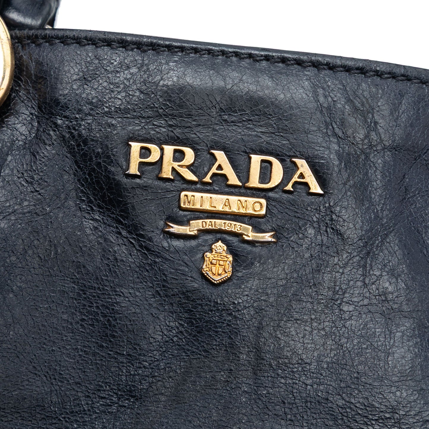 Prada Vitello Shine Open Convertible Tote