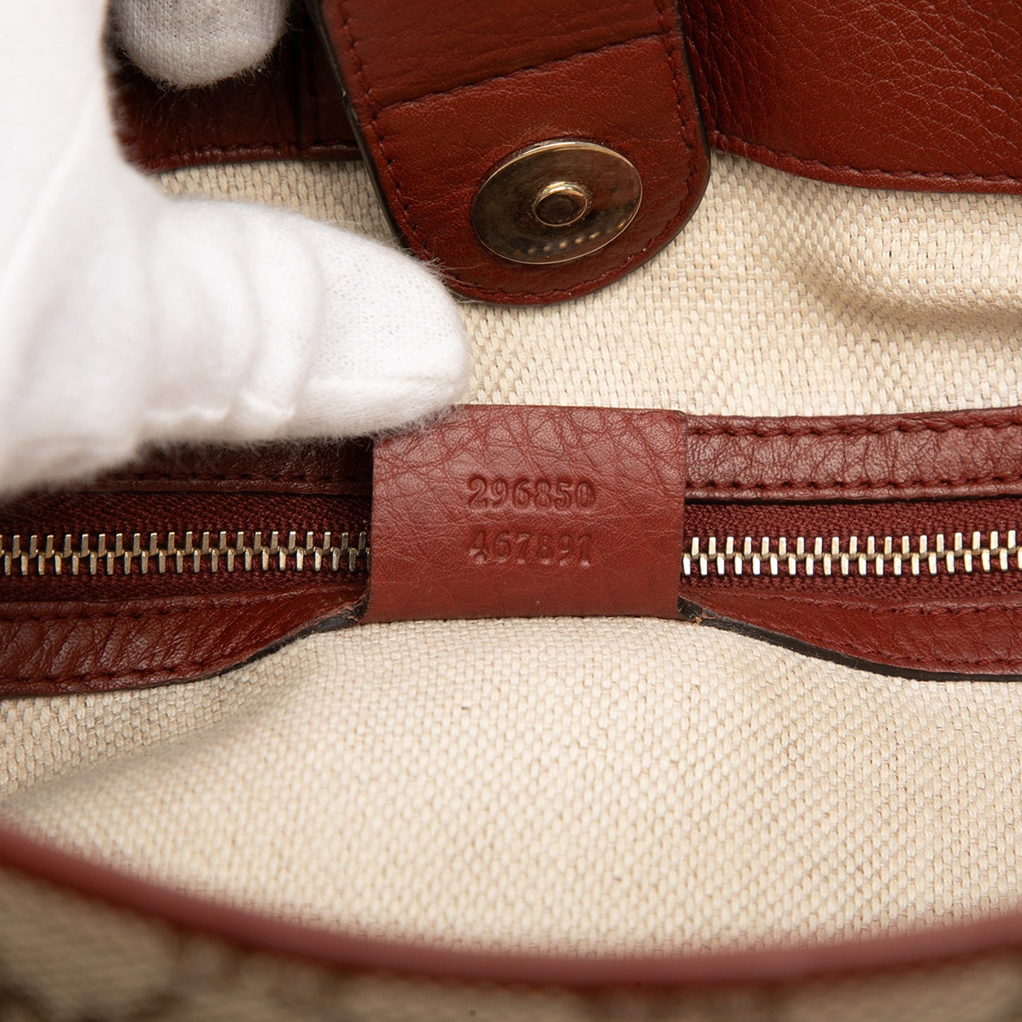 Gucci GG Canvas Web Dressage Tote
