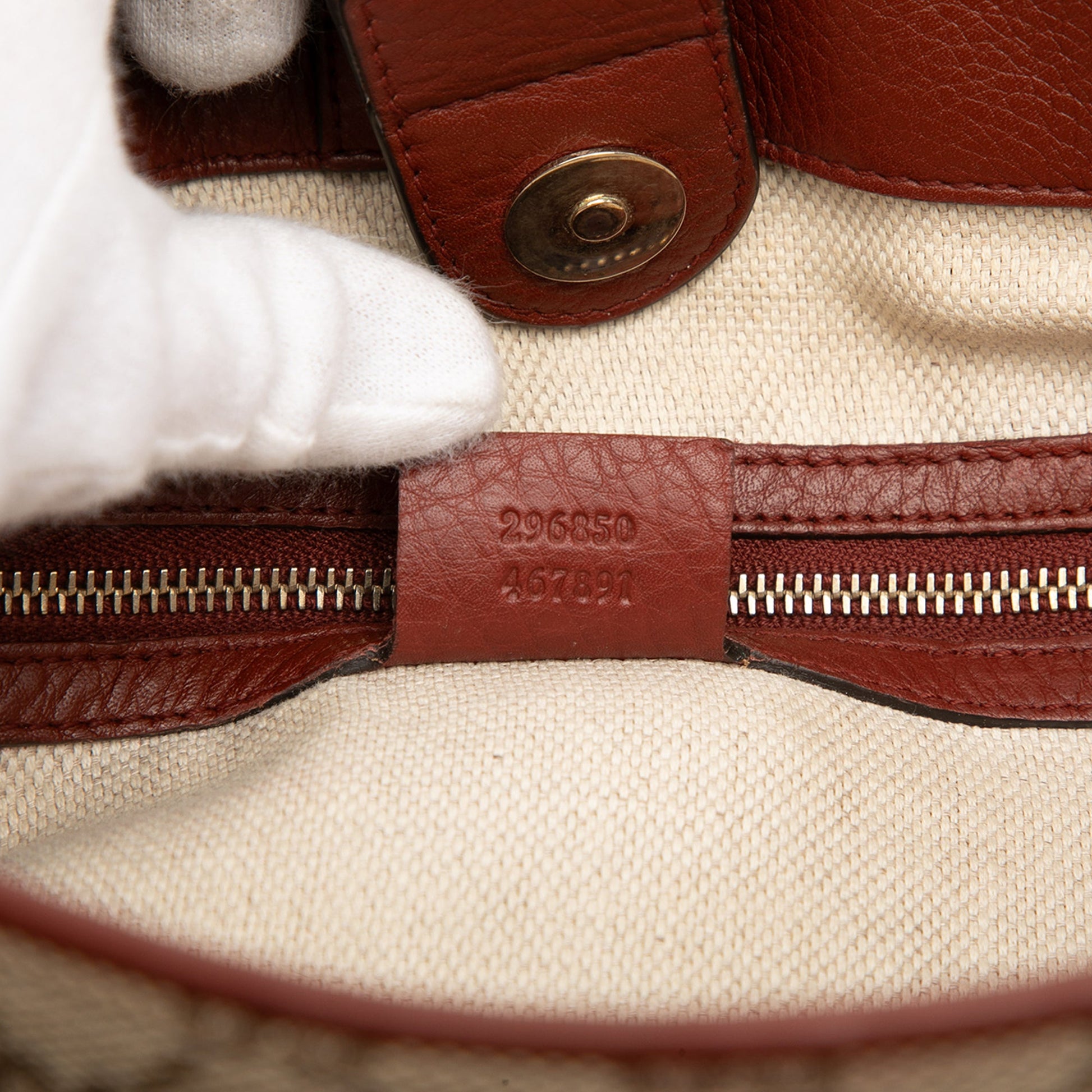 Gucci GG Canvas Web Dressage Tote