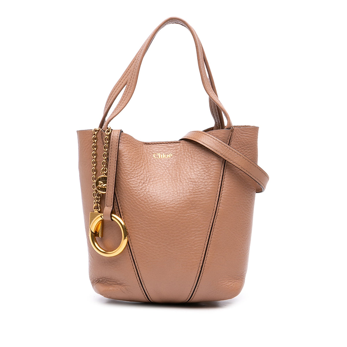 Chloé Small Grained Calfskin Spin Satchel