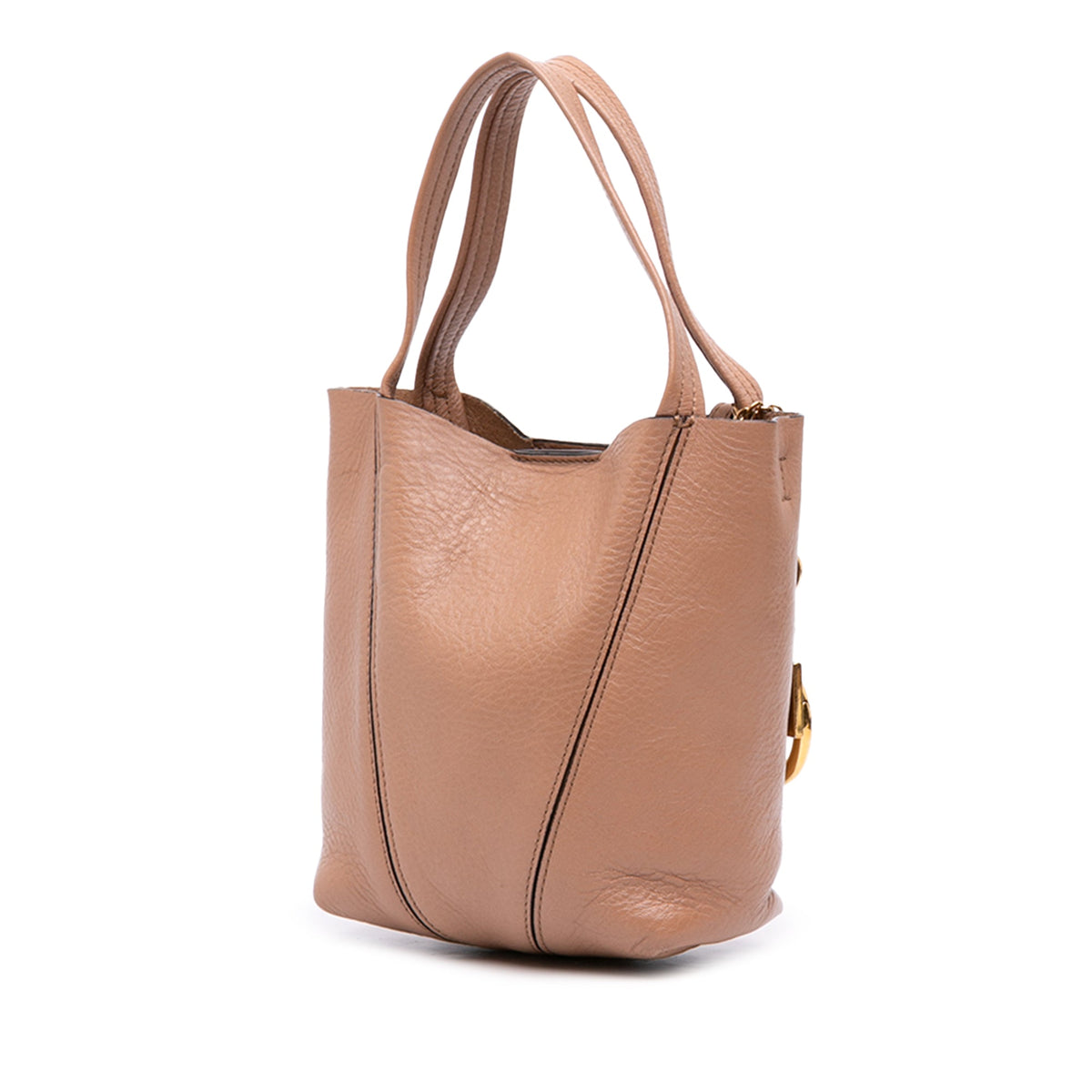 Chloé Small Grained Calfskin Spin Satchel