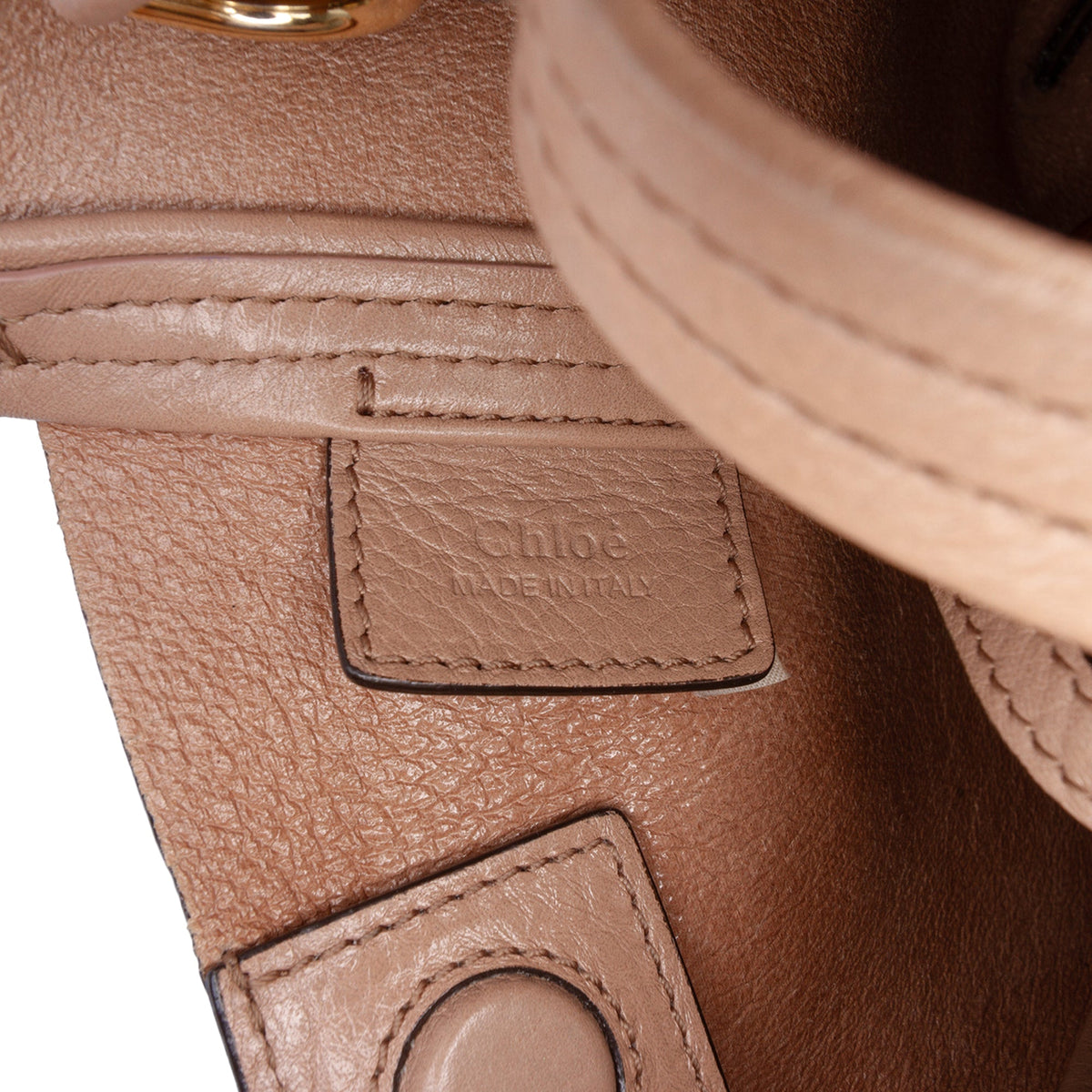 Chloé Small Grained Calfskin Spin Satchel