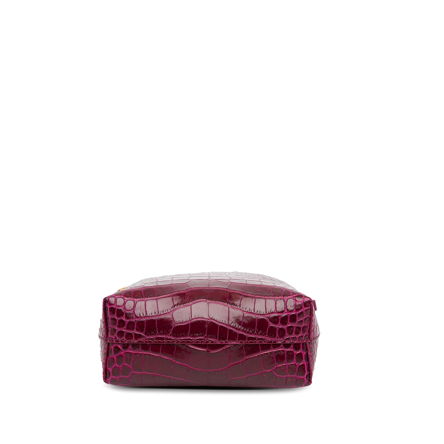 Tom Ford Mini Croc-Embossed Chain Bucket Bag