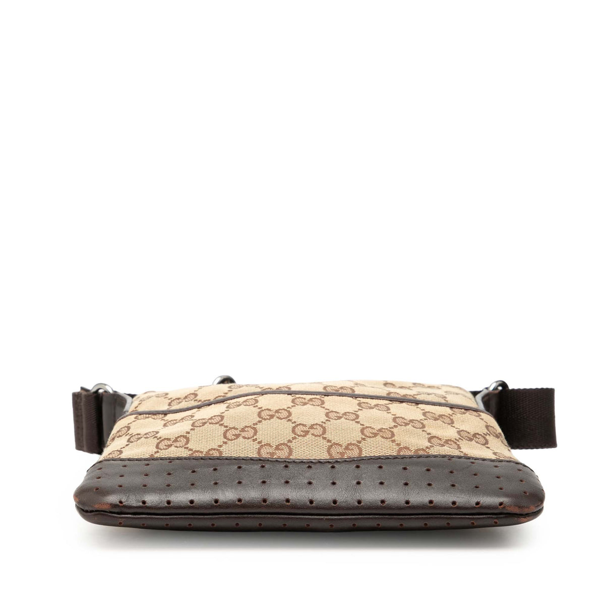 Gucci Small GG Canvas Perforated Crossbody